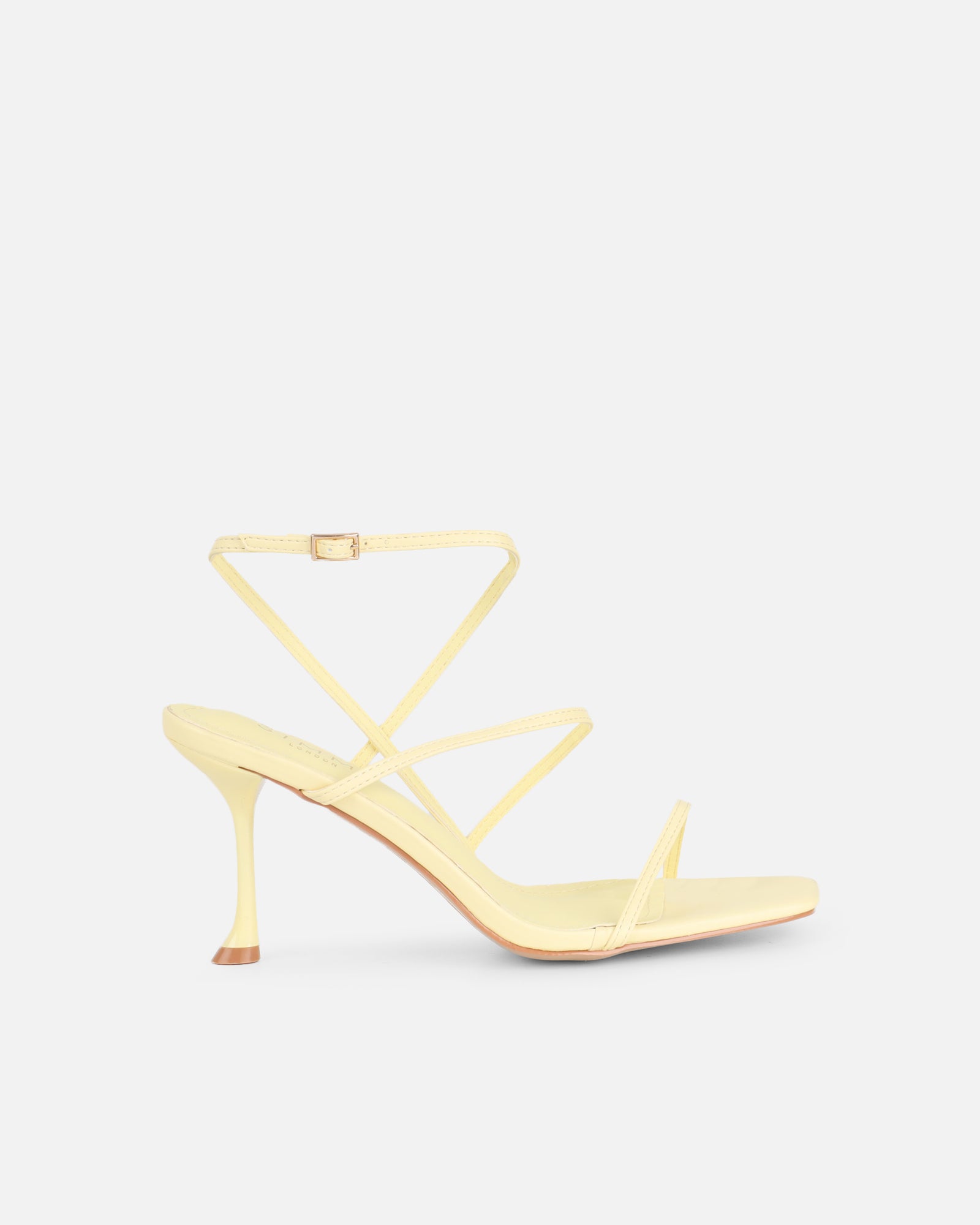 Kaleah Lemon Heeled Sandals | SIMMI London