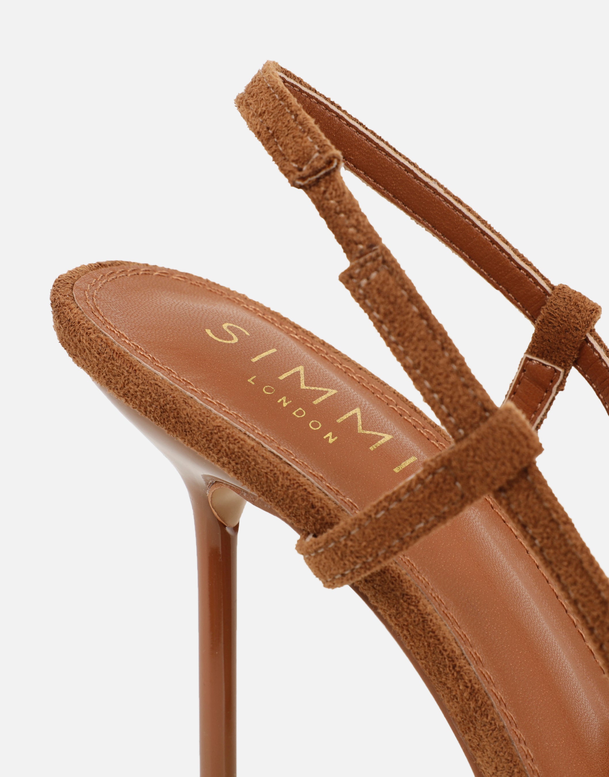 Kandy Brown Slingback Courts | SIMMI London