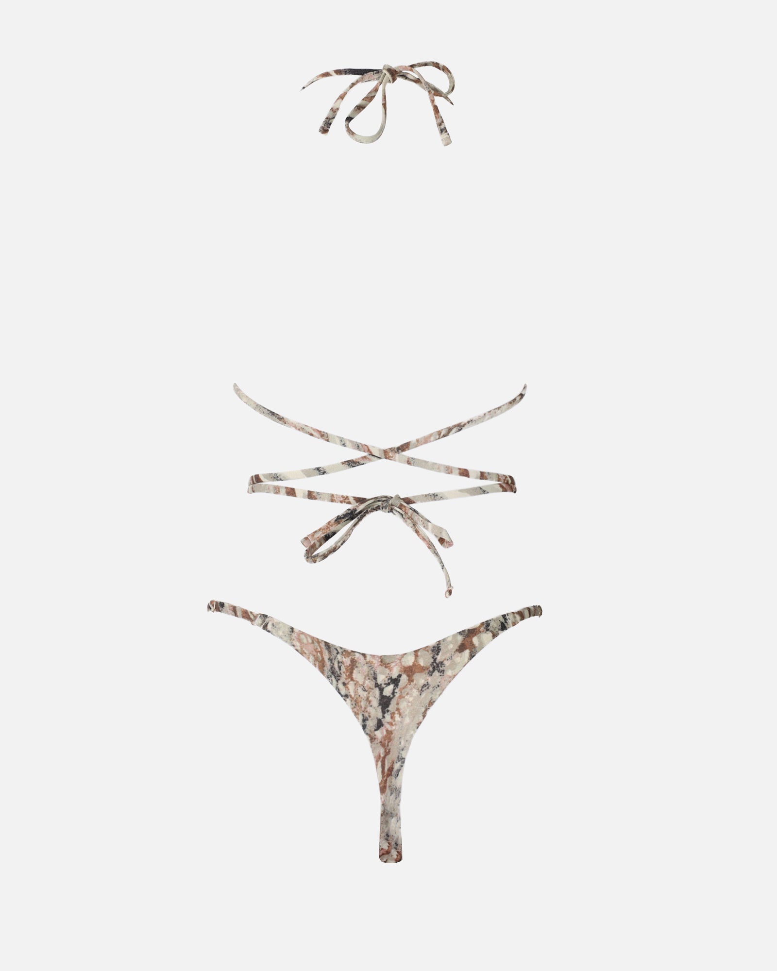 Maui Metallic Camo Bikini Set | SIMMI London