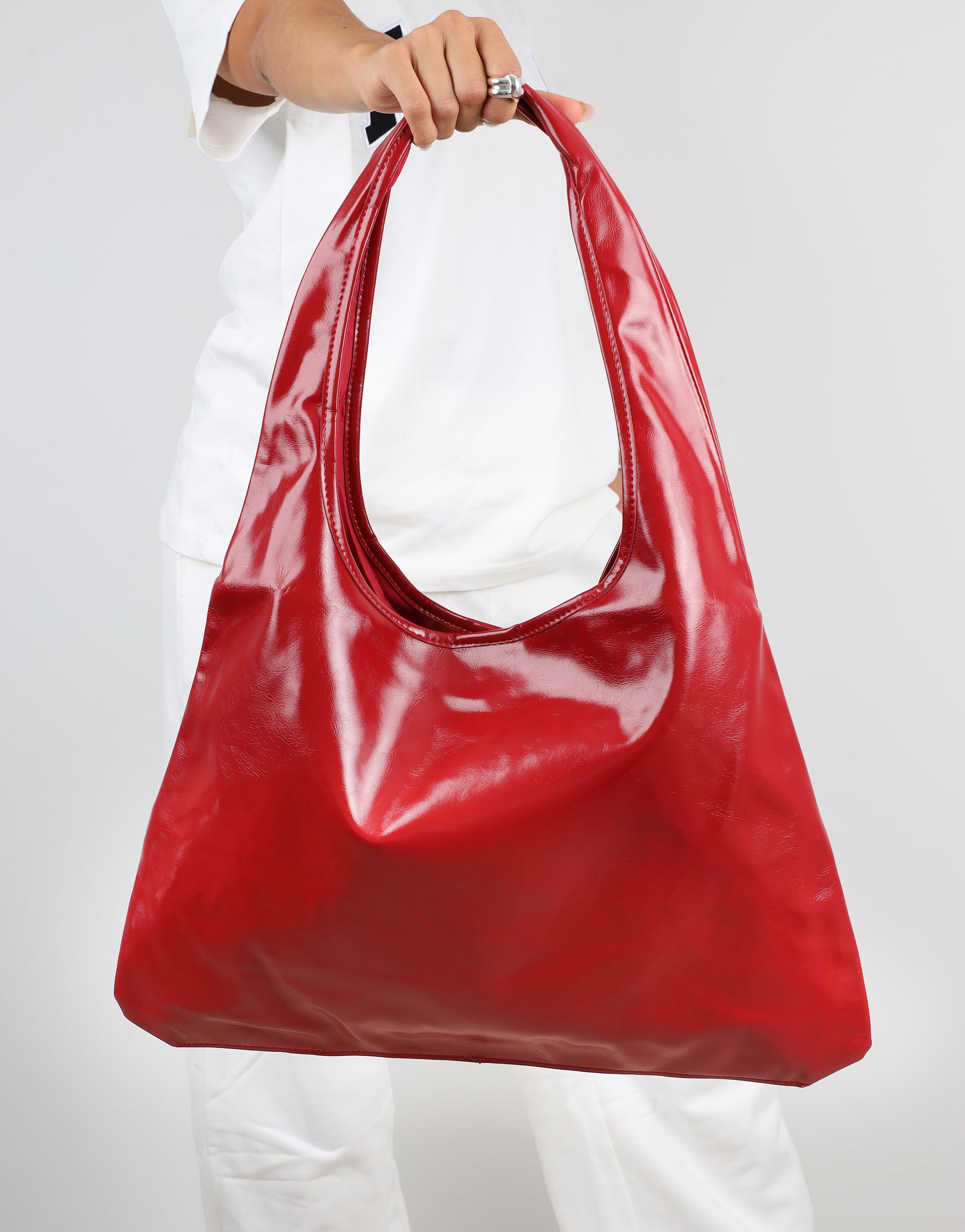 Kristy Vintage Red Shoulder Bag | SIMMI London