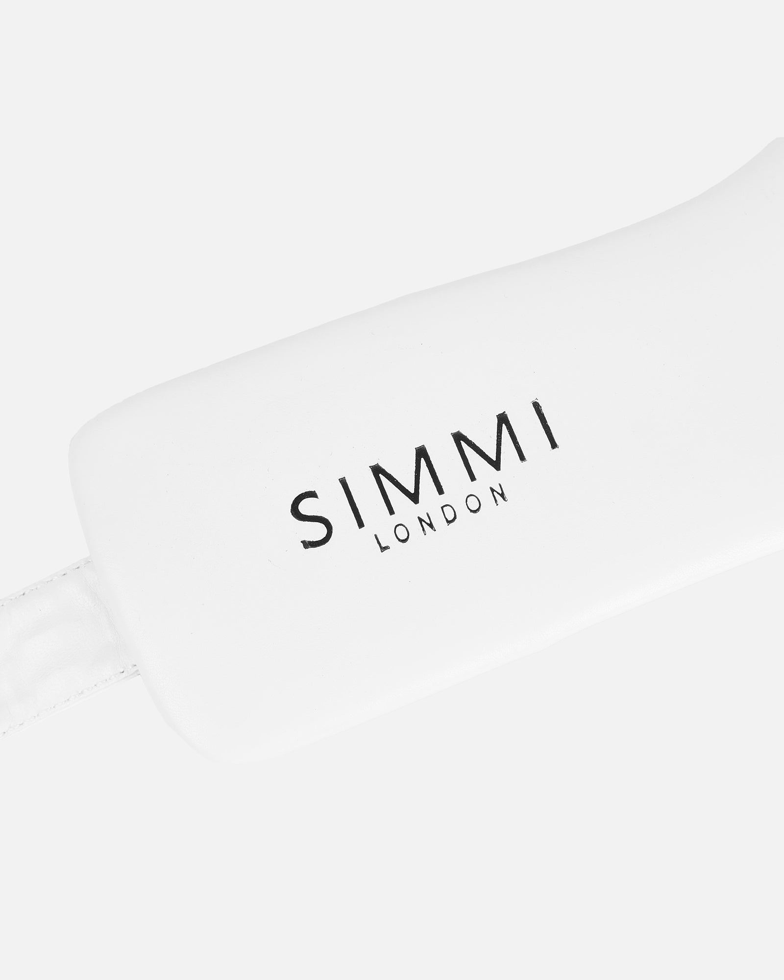 Shanaya White Chain Sandals | SIMMI London