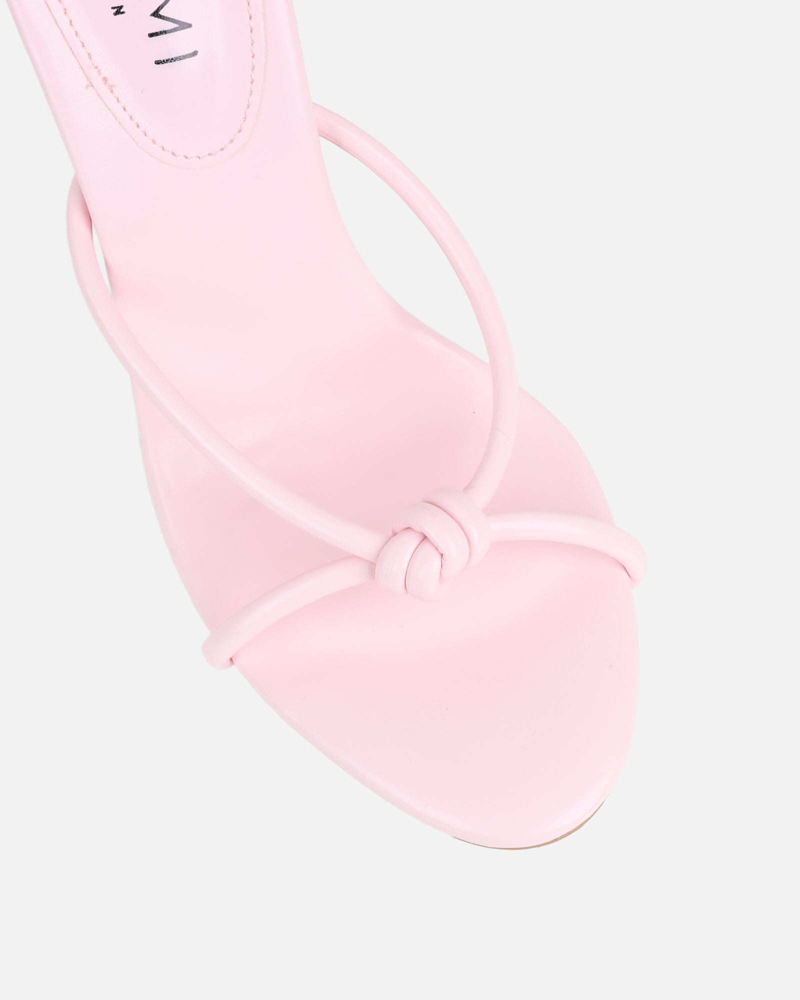 Louna Pink Twist Heeled Sandals | SIMMI London