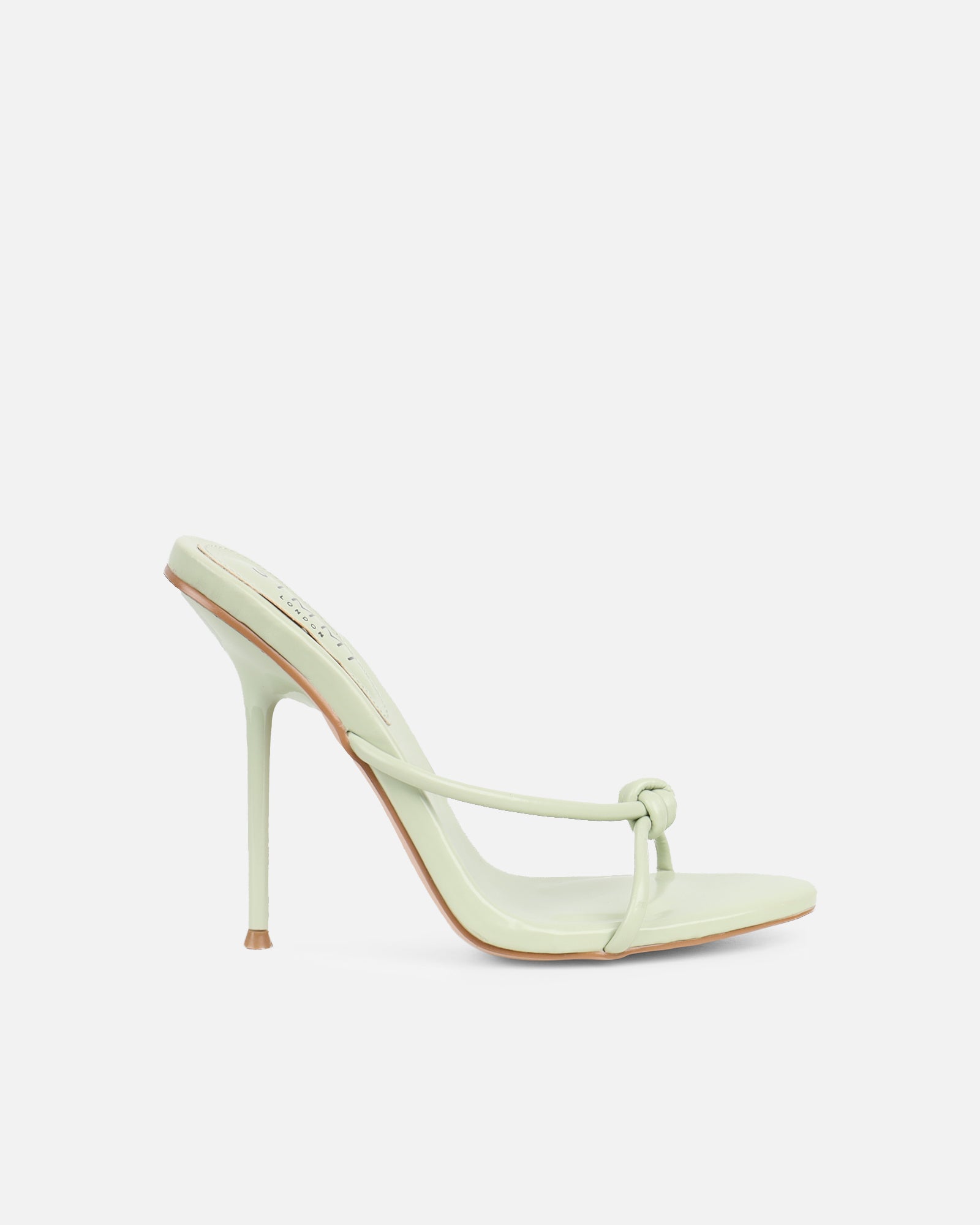 Louna Sage Twist Heeled Sandals | SIMMI London