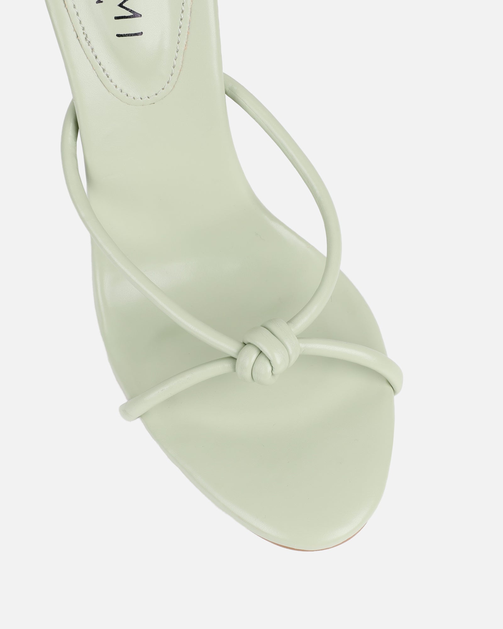 Louna Sage Twist Heeled Sandals | SIMMI London