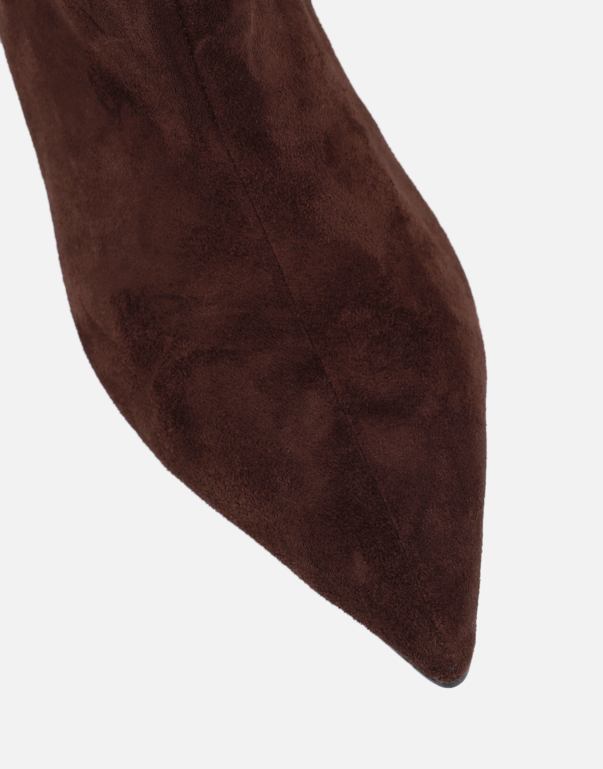 Lammy Brown Suedette Ruched Boots | SIMMI London