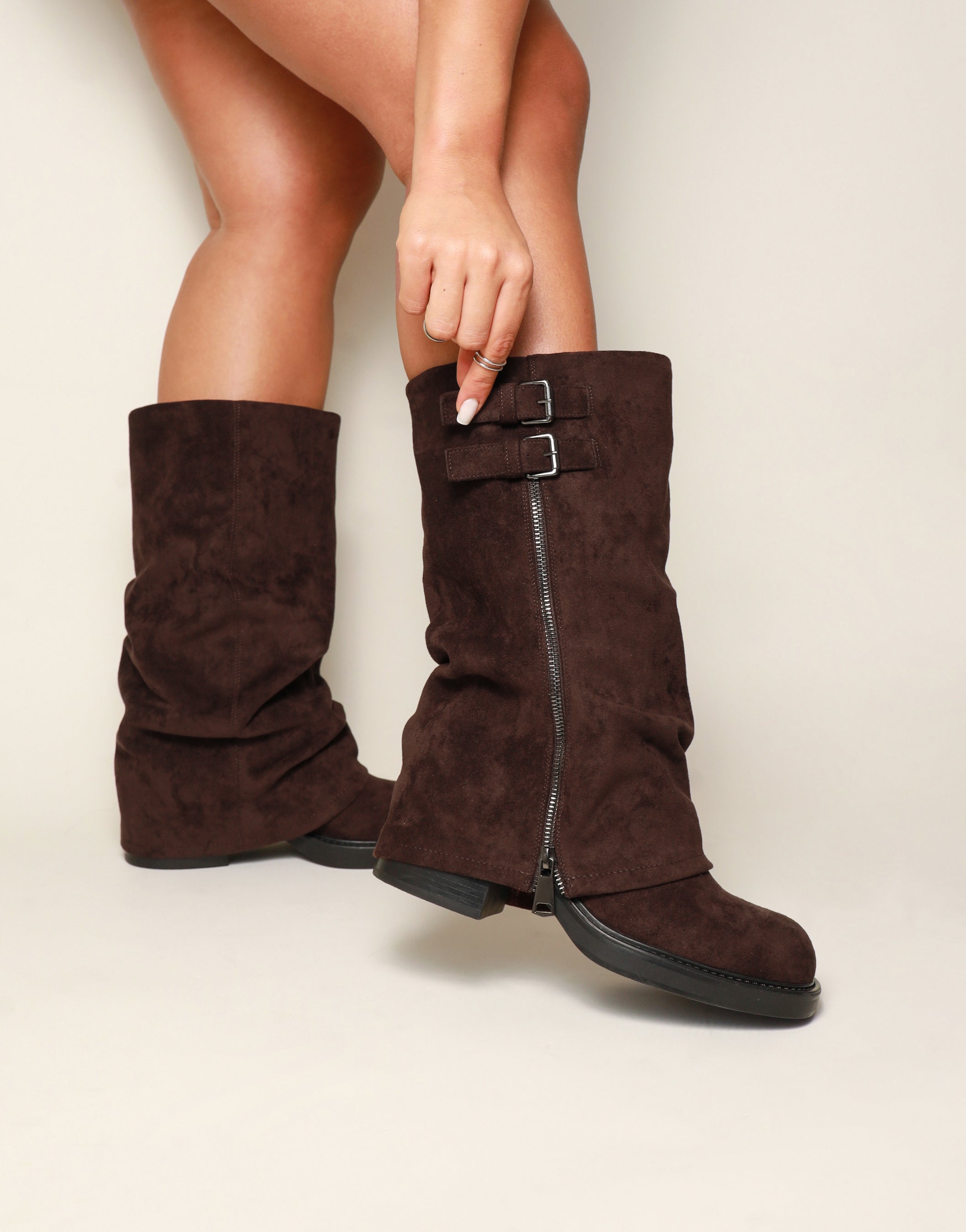 Lester Brown Chunky Boots | SIMMI London