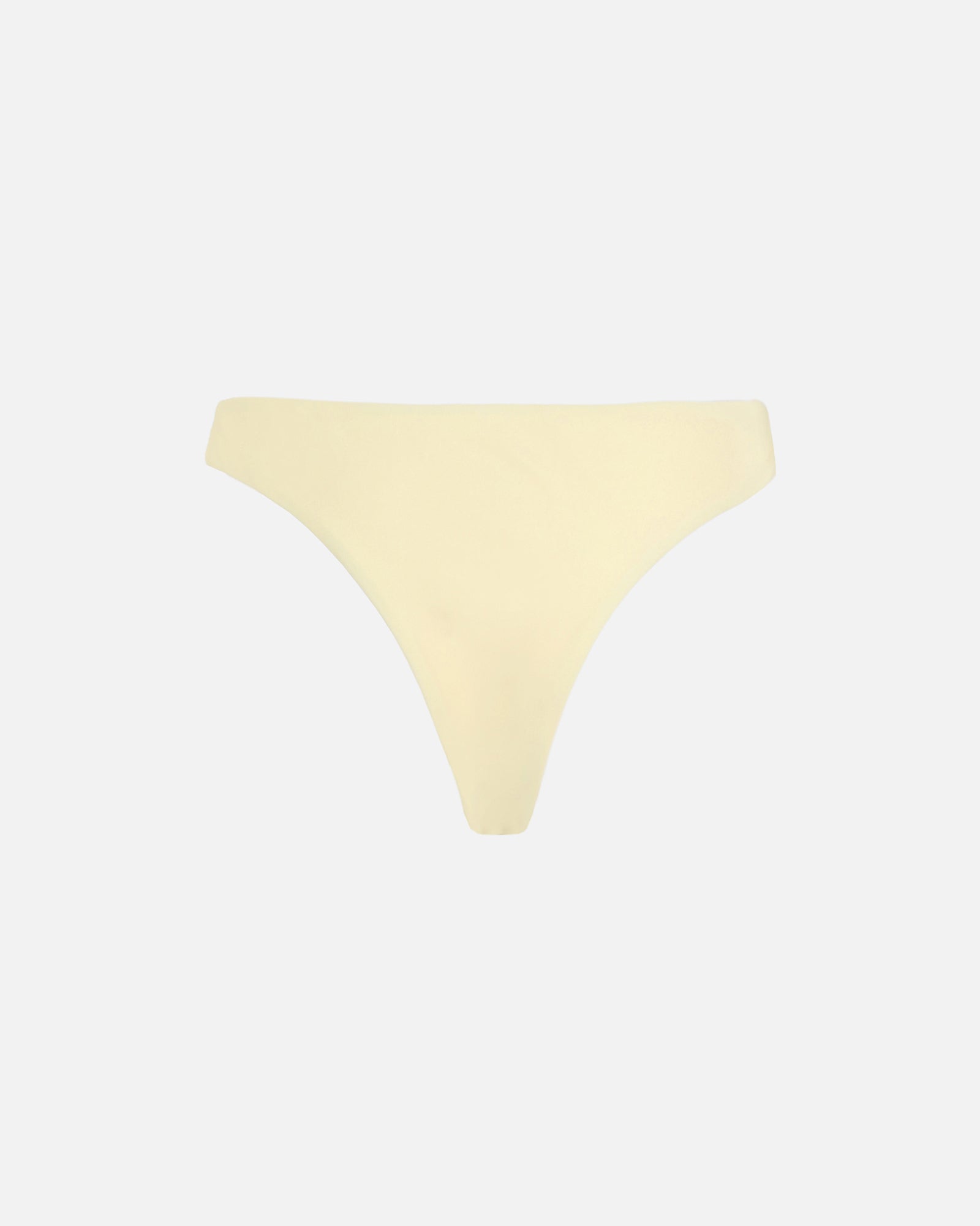Luz Butter Yellow Knot Detail Bikini Bottoms | SIMMI London