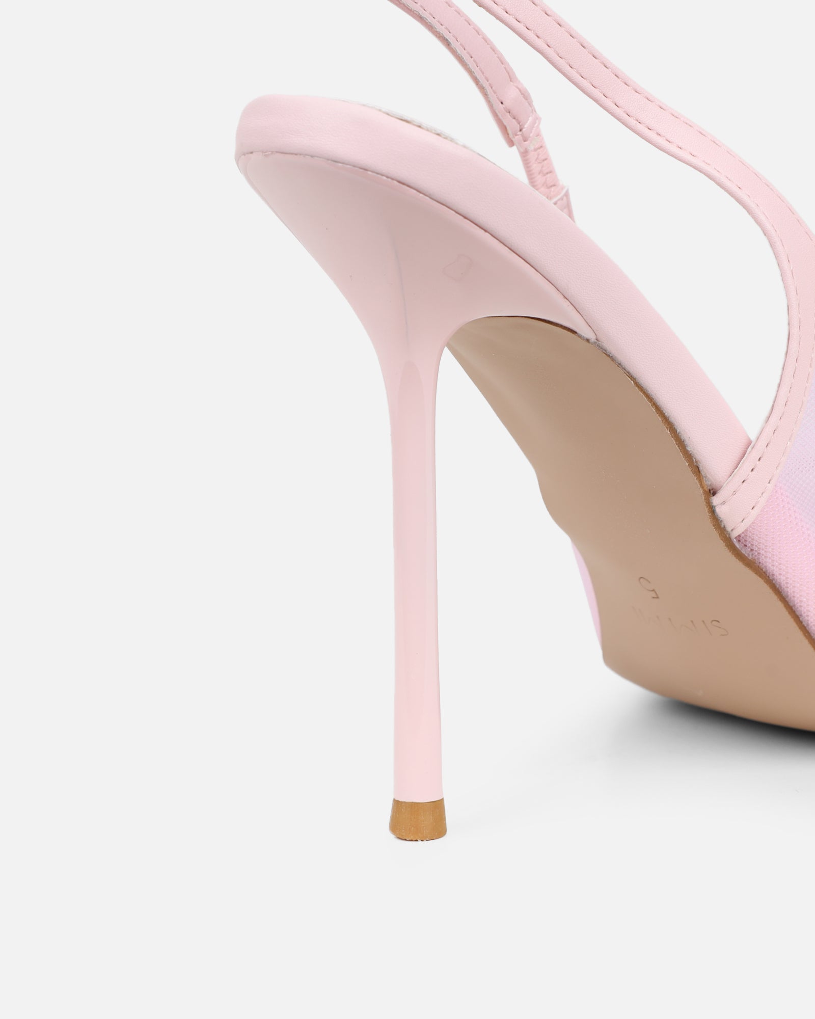 Morley Pink Mesh Slingback Courts | SIMMI London