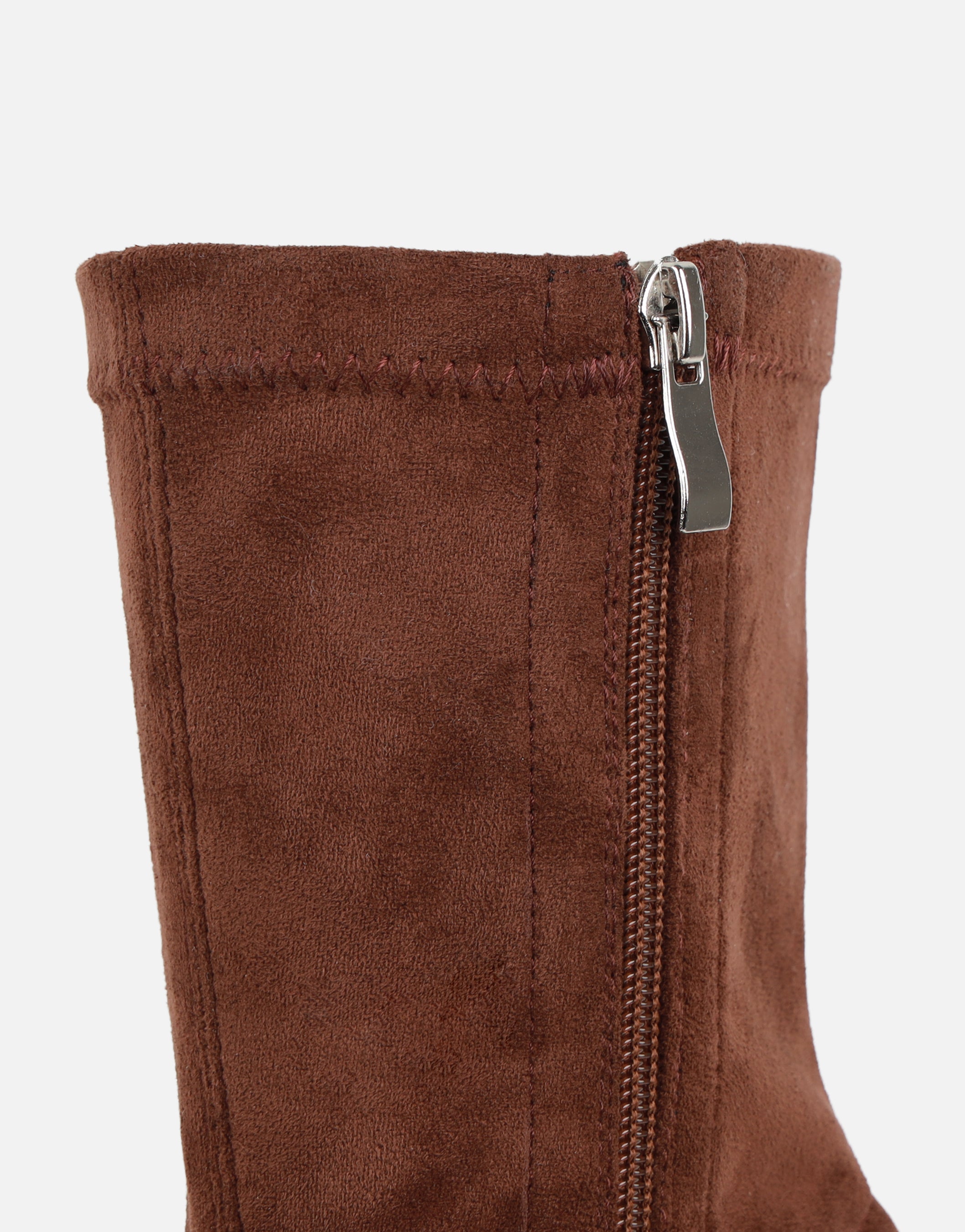 Marina Brown Suedette High Boots | SIMMI London