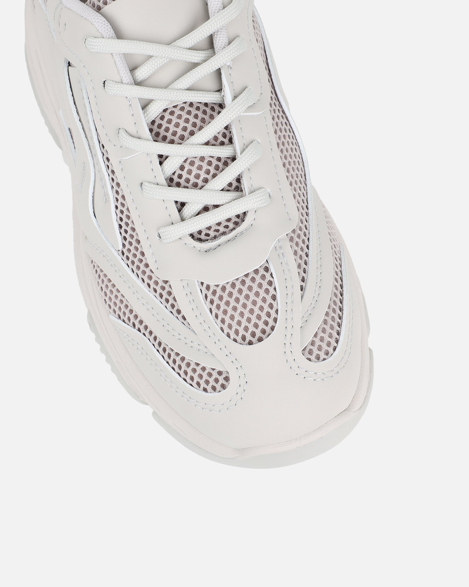 Marvie Beige Chunky Trainers | SIMMI London