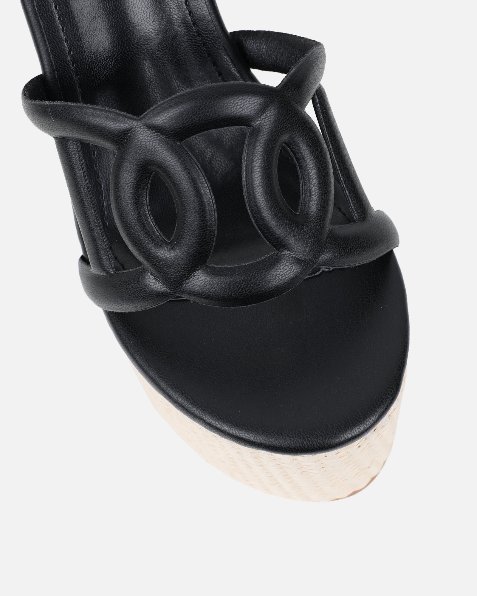 Martha Black Espadrille Wedges | SIMMI London