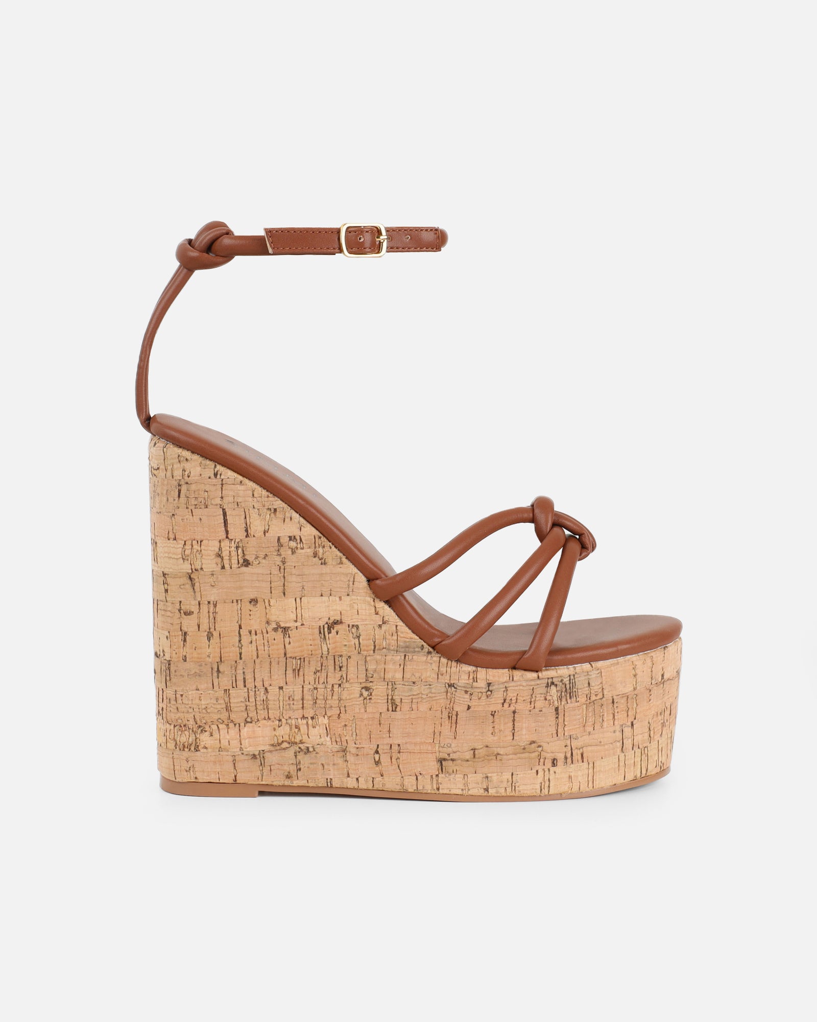 Manola Tan Wedge Heels | SIMMI London