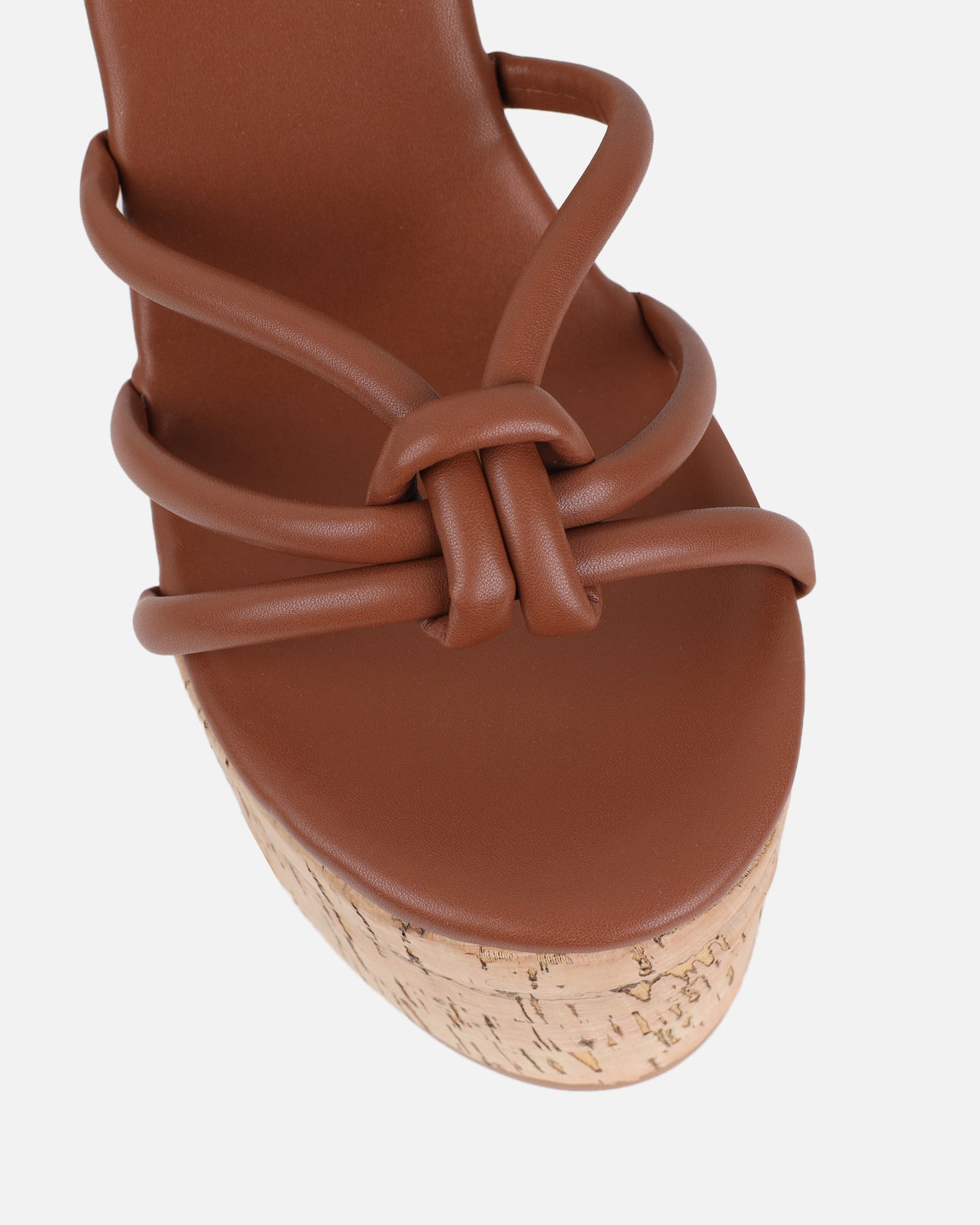 Manola Tan Wedge Heels | SIMMI London