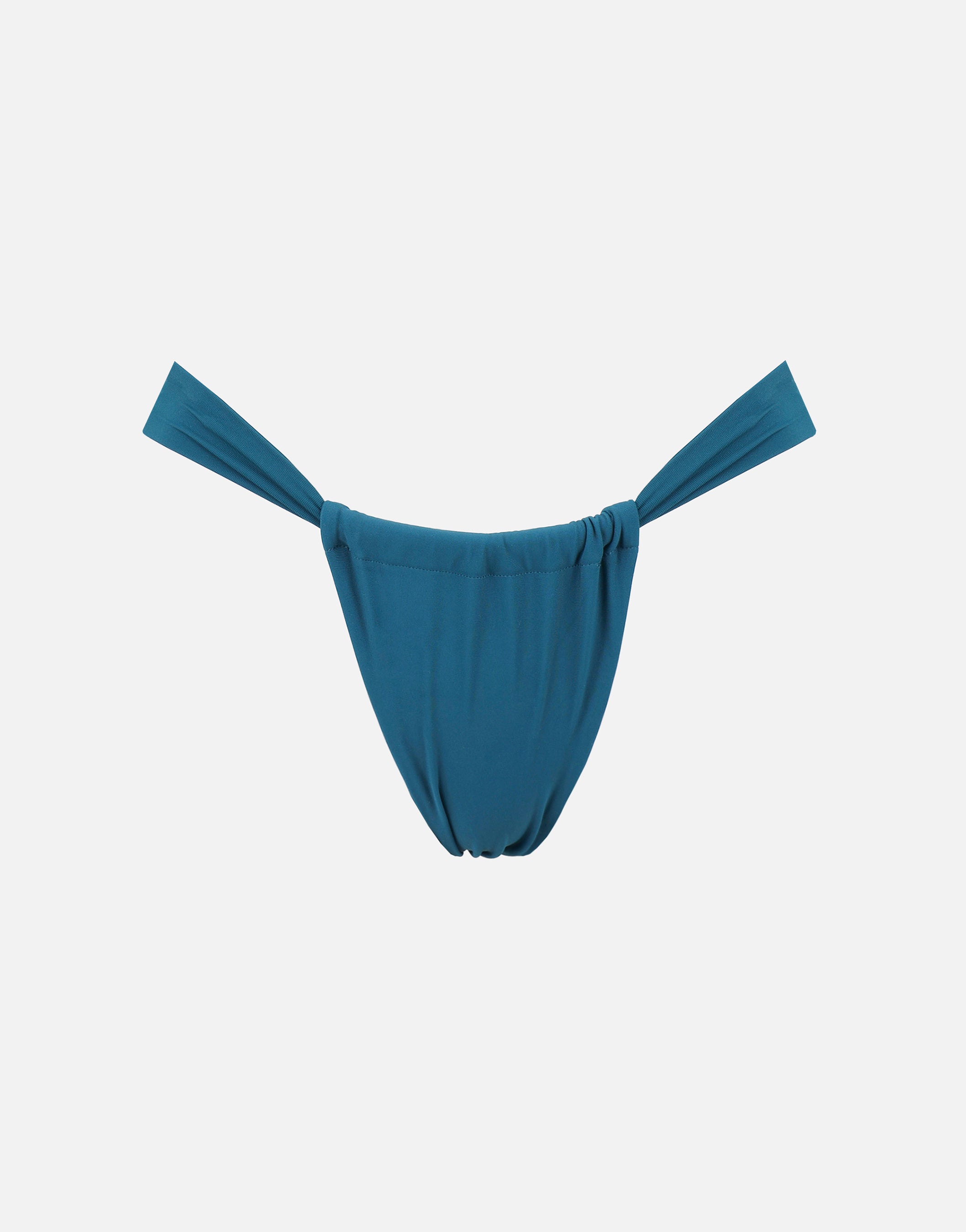 Cielo Thick Strap Bikini Bottoms In Teal | SIMMI London