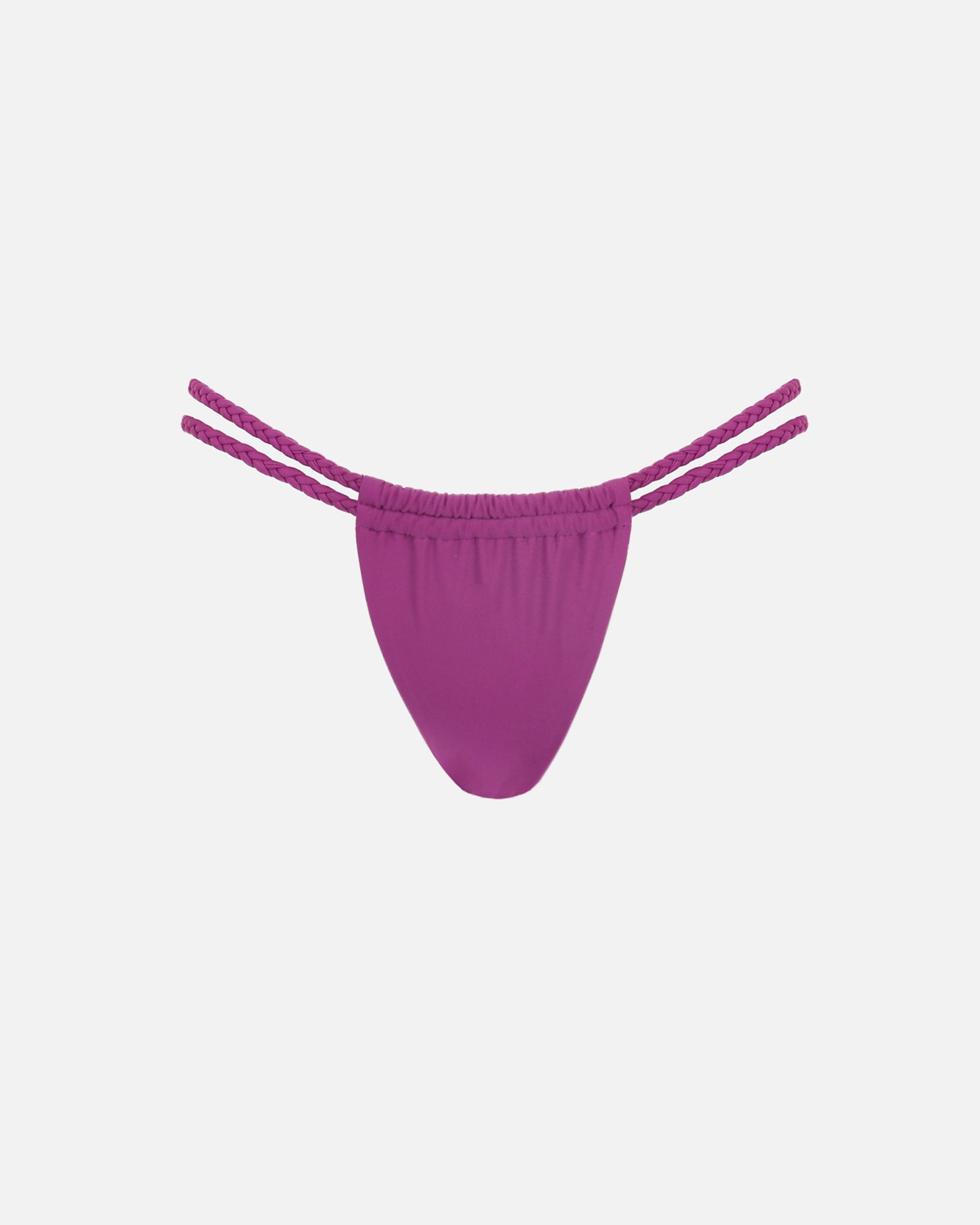 Mora Purple Braided Bikini Bottoms | SIMMI London