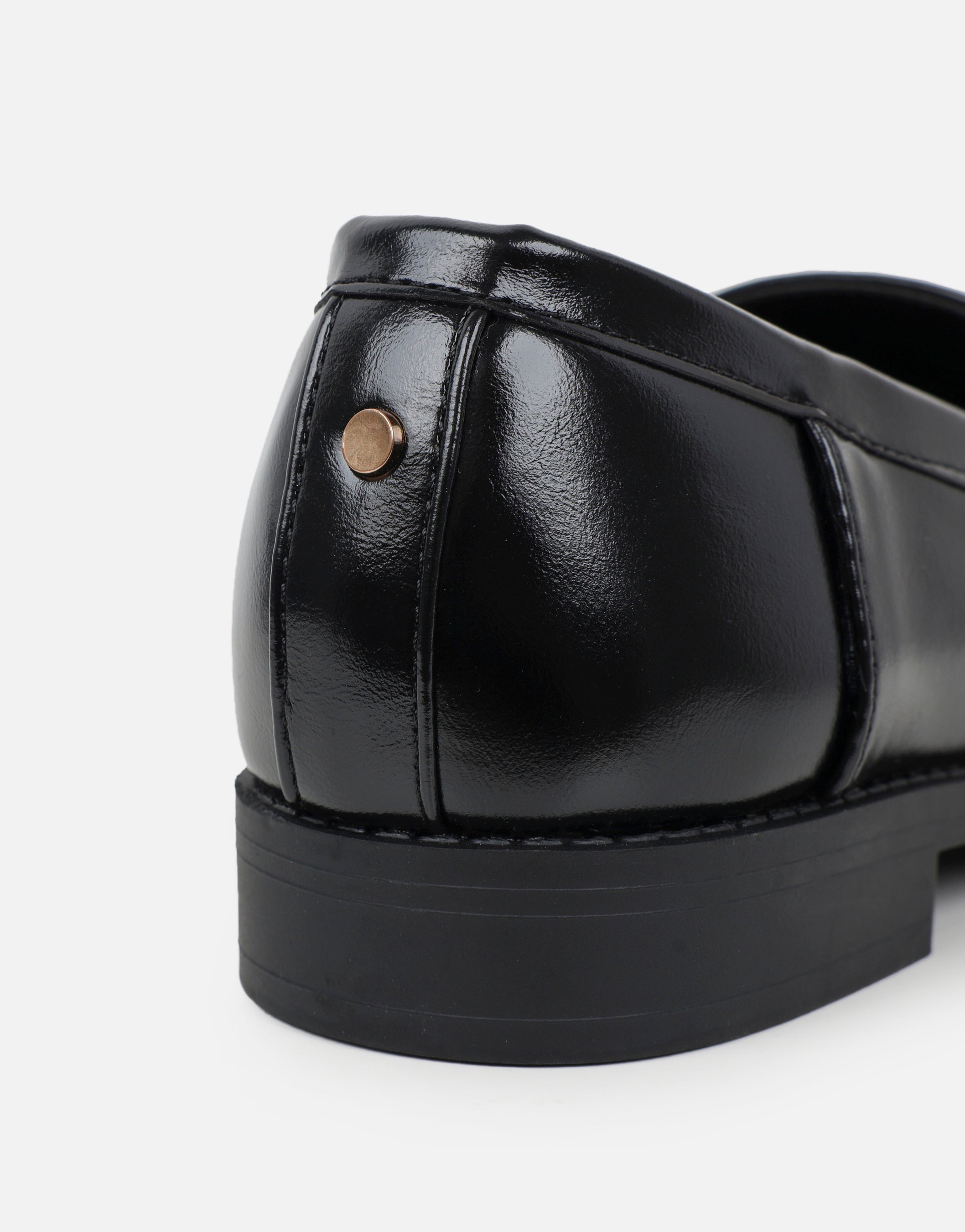 Yaya Black Tassel Loafers | SIMMI London