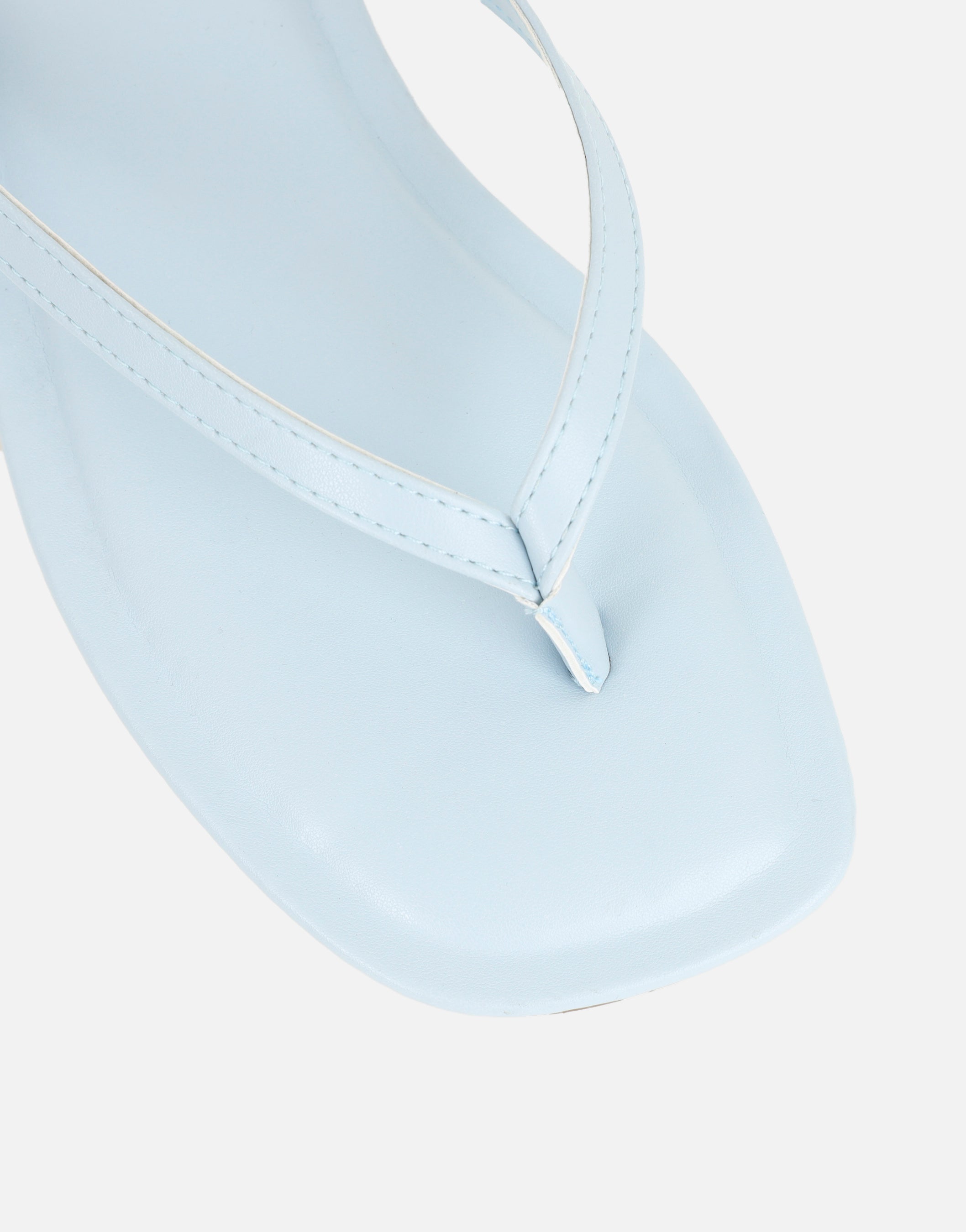 Kima Blue Flat Sandals | SIMMI London