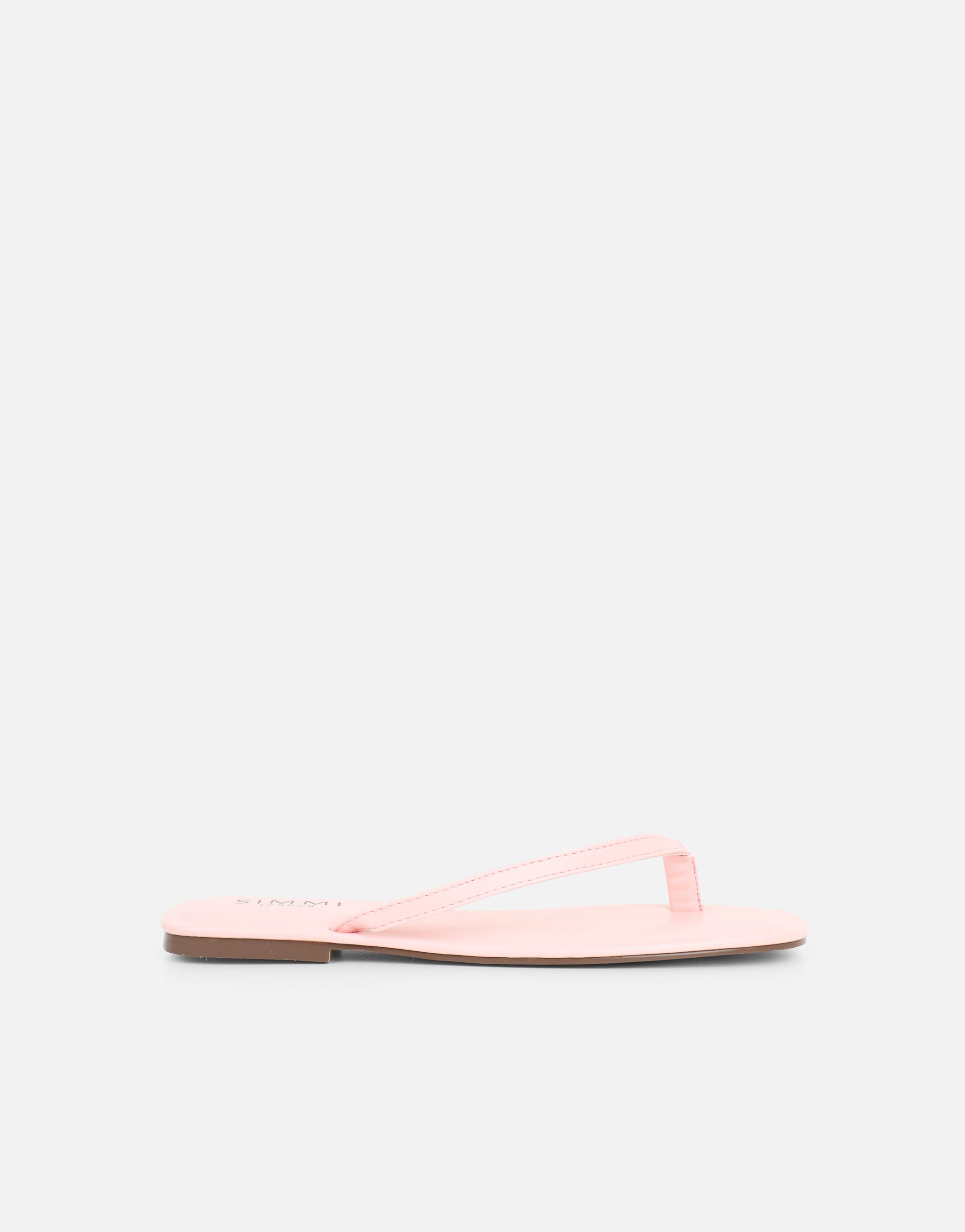 Kima Pink Flat Sandals | SIMMI London