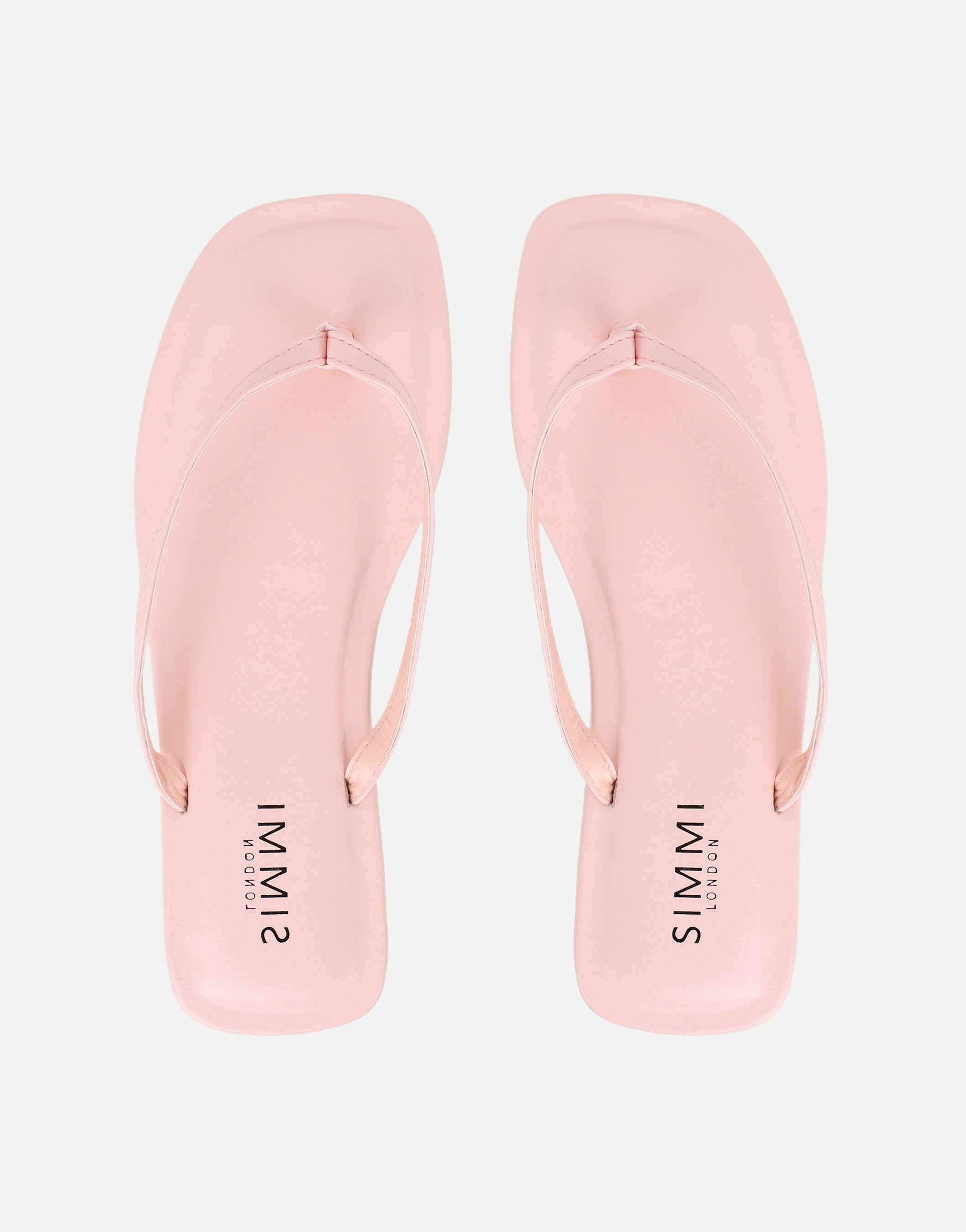 Kima Pink Flat Sandals | SIMMI London