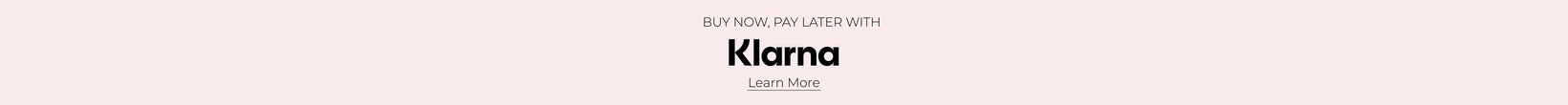 Klarna logo on a light pink background