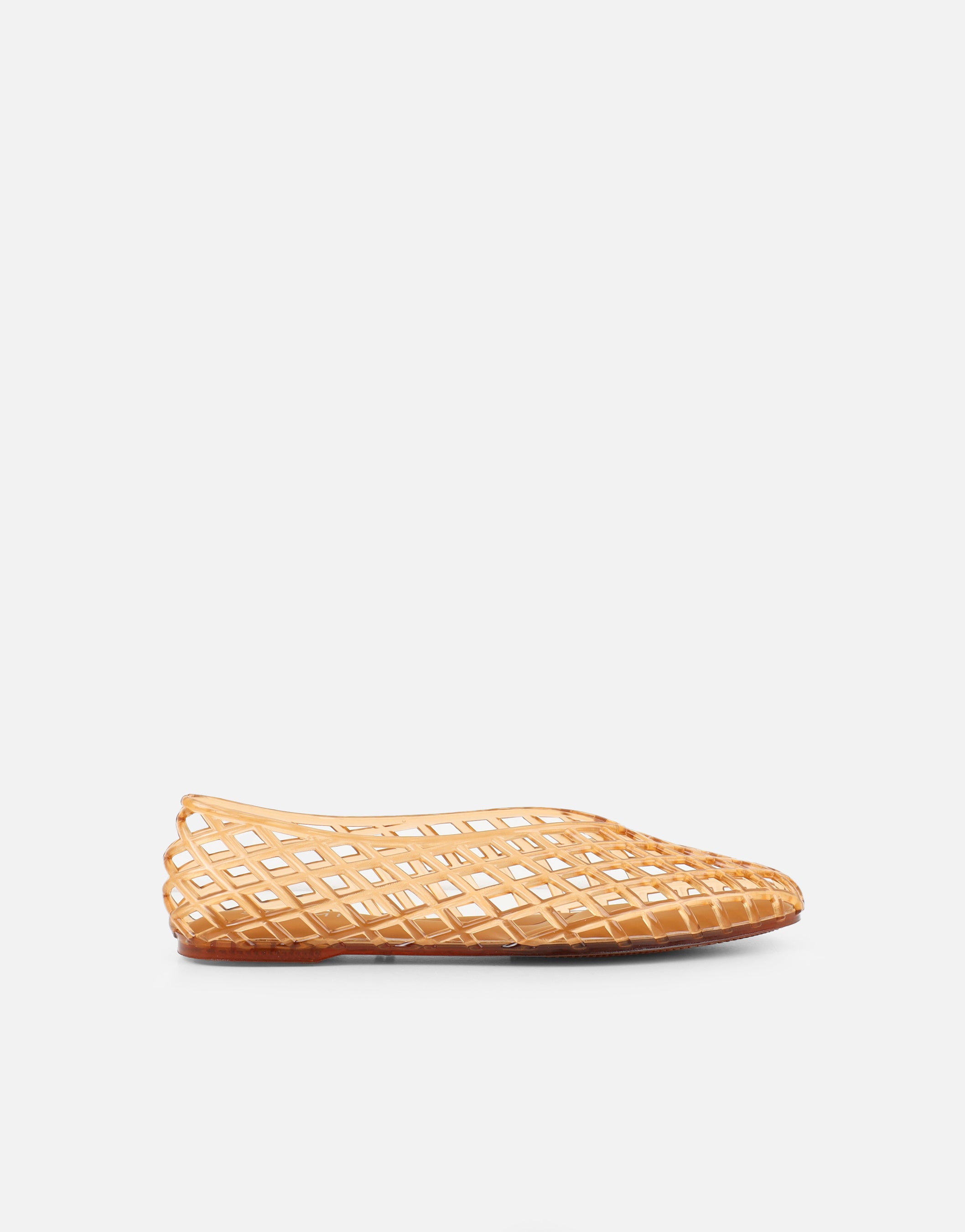 Rocha Bronze Mesh Ballerina Flats | SIMMI London