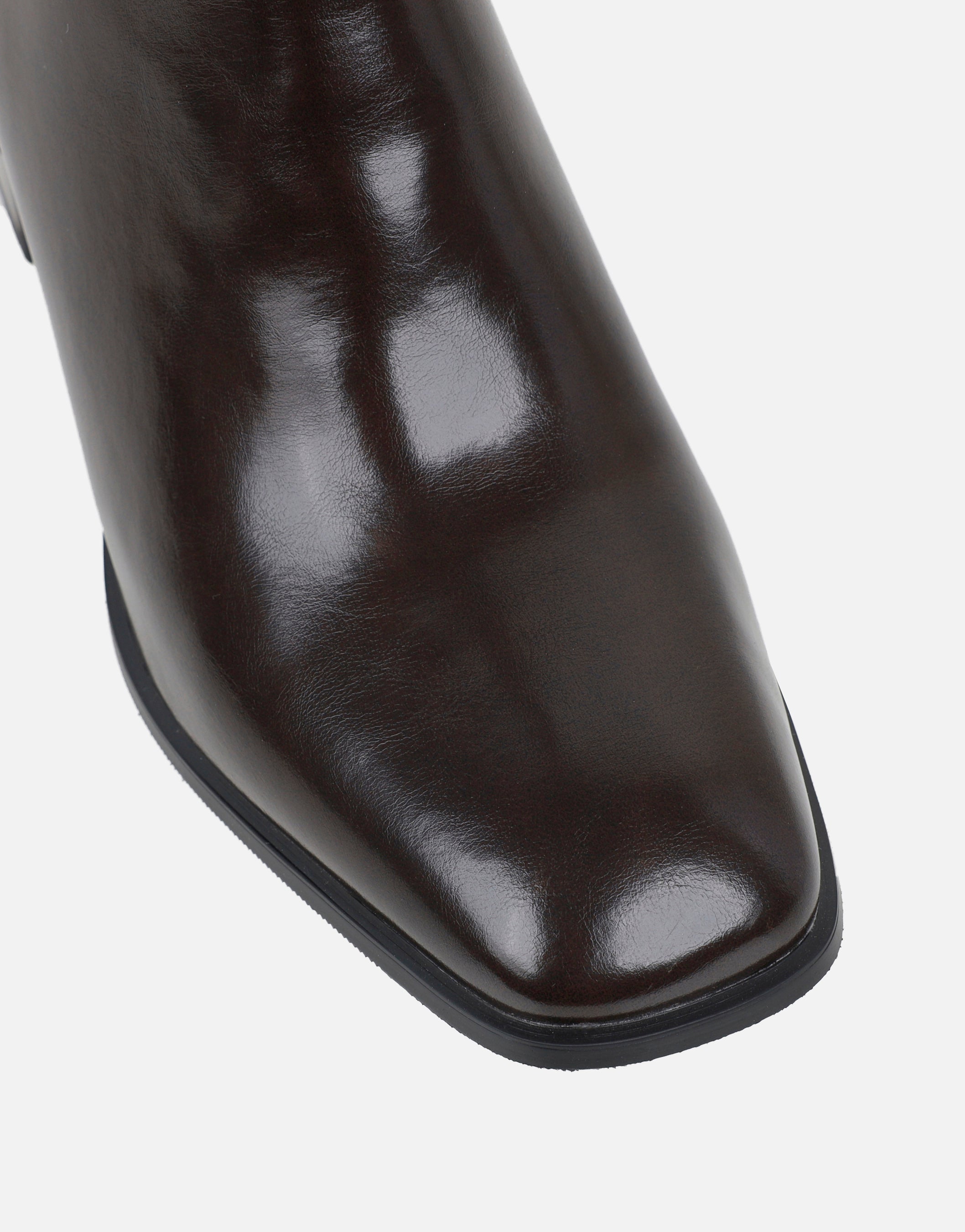 Romee Brown Knee Boots With Horsebit Detail | SIMMI London