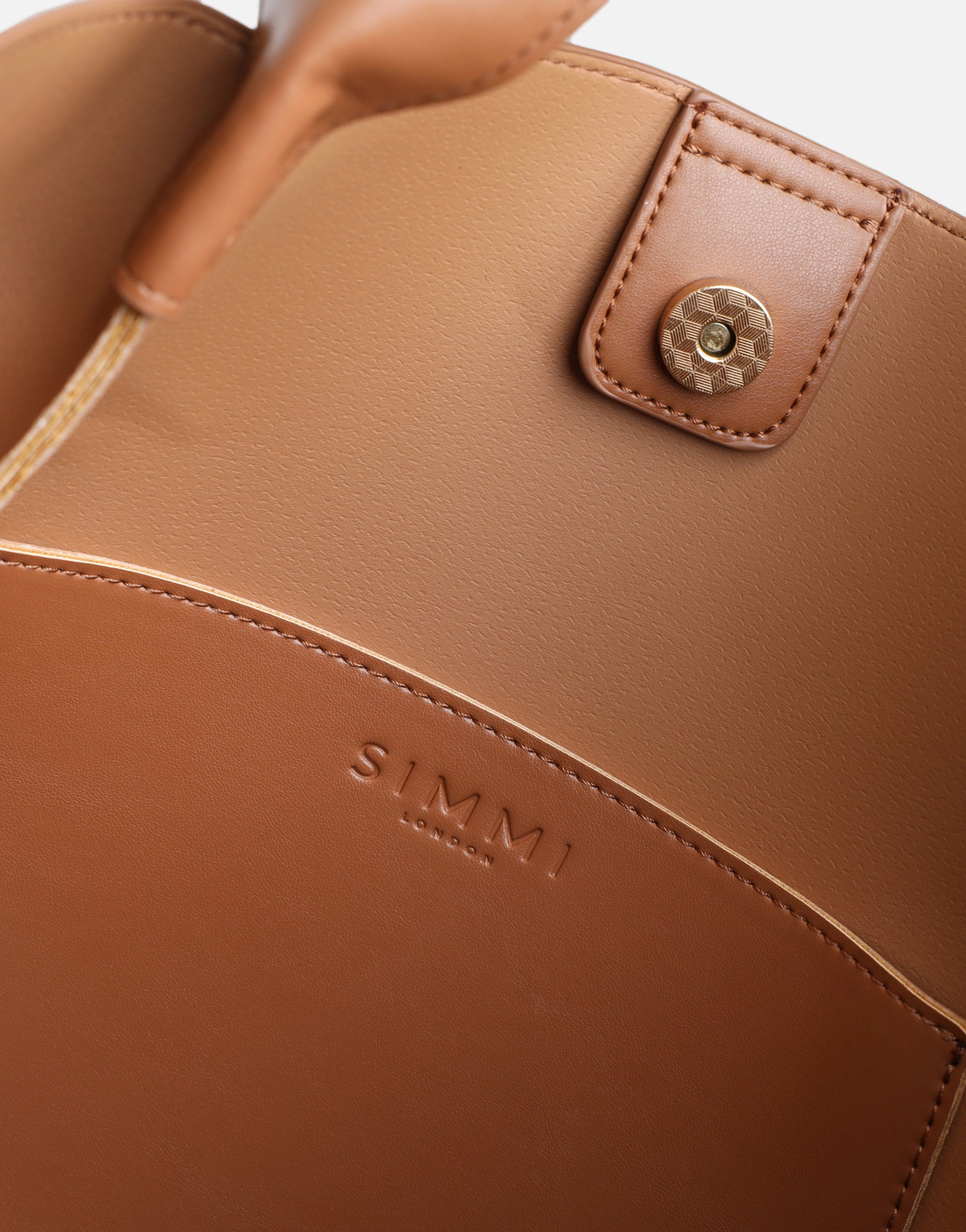 Sally Tan Large Tote Bag | SIMMI London