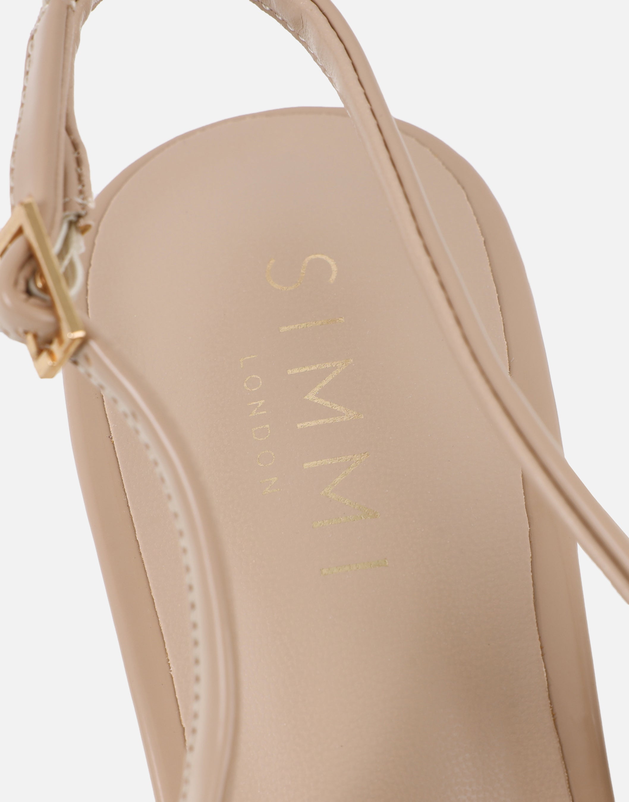 Samaya Nude Slingback Court Shoes | SIMMI London