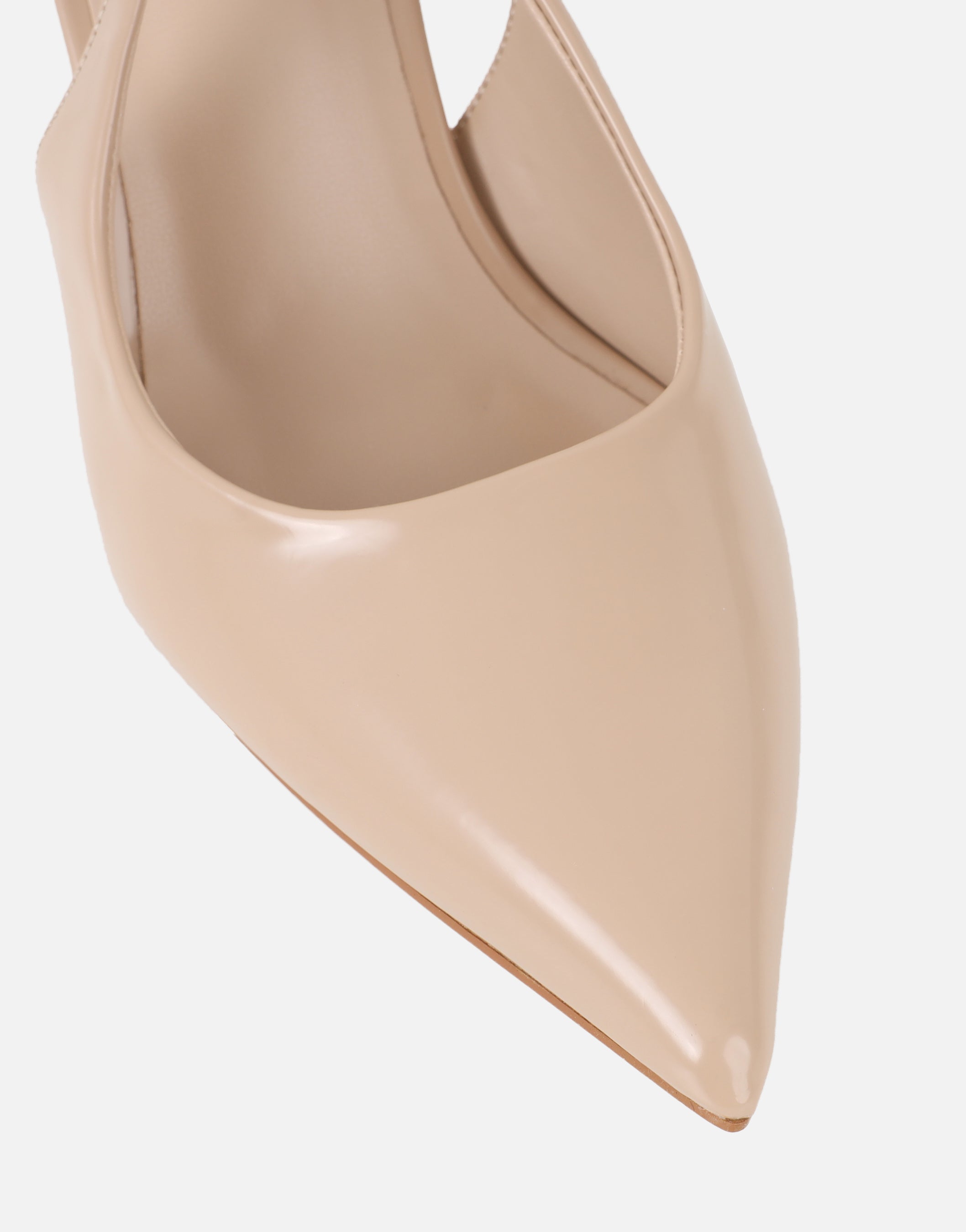 Samaya Nude Slingback Court Shoes | SIMMI London