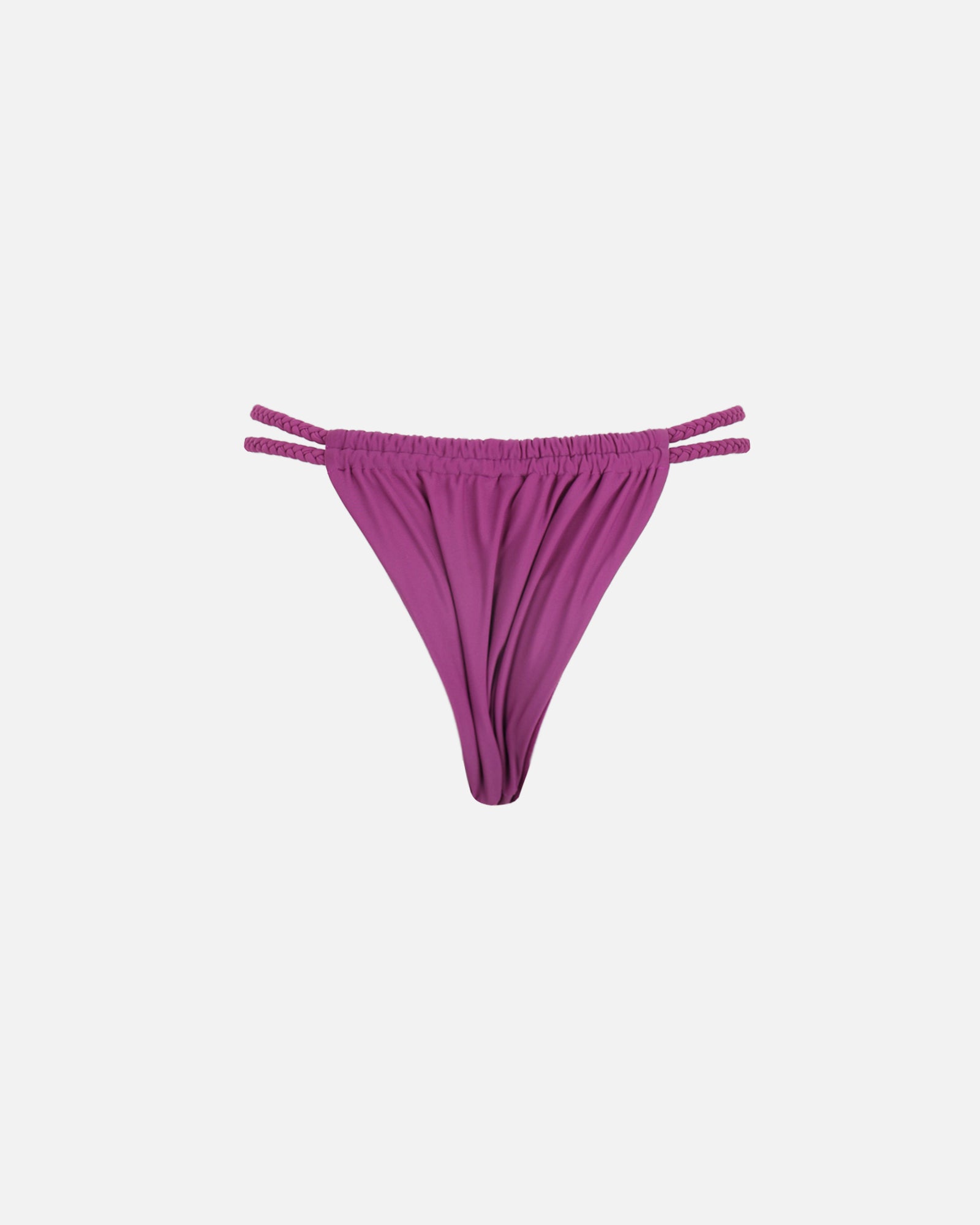 Mora Purple Braided Bikini Bottoms | SIMMI London
