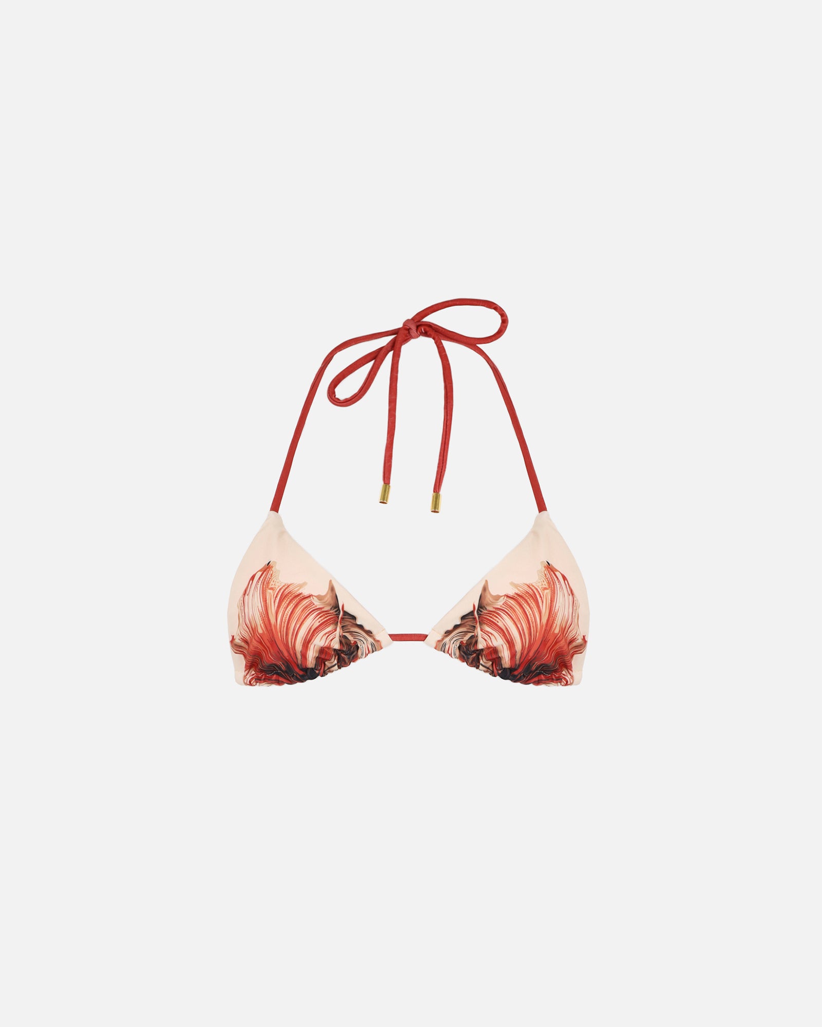 Dalia Flower Print Bikini Top