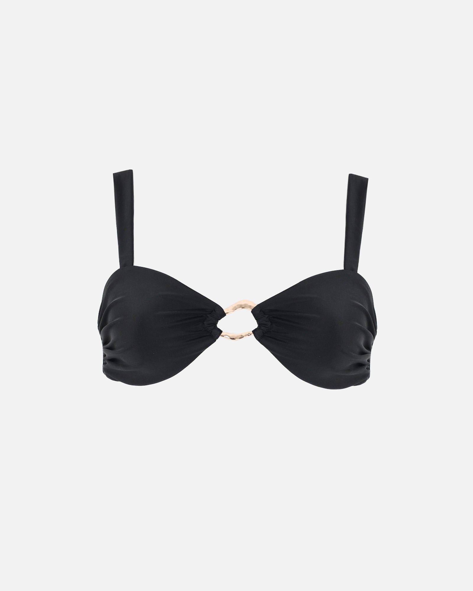 Lolita Gold Hardware Black Bikini Top | SIMMI London