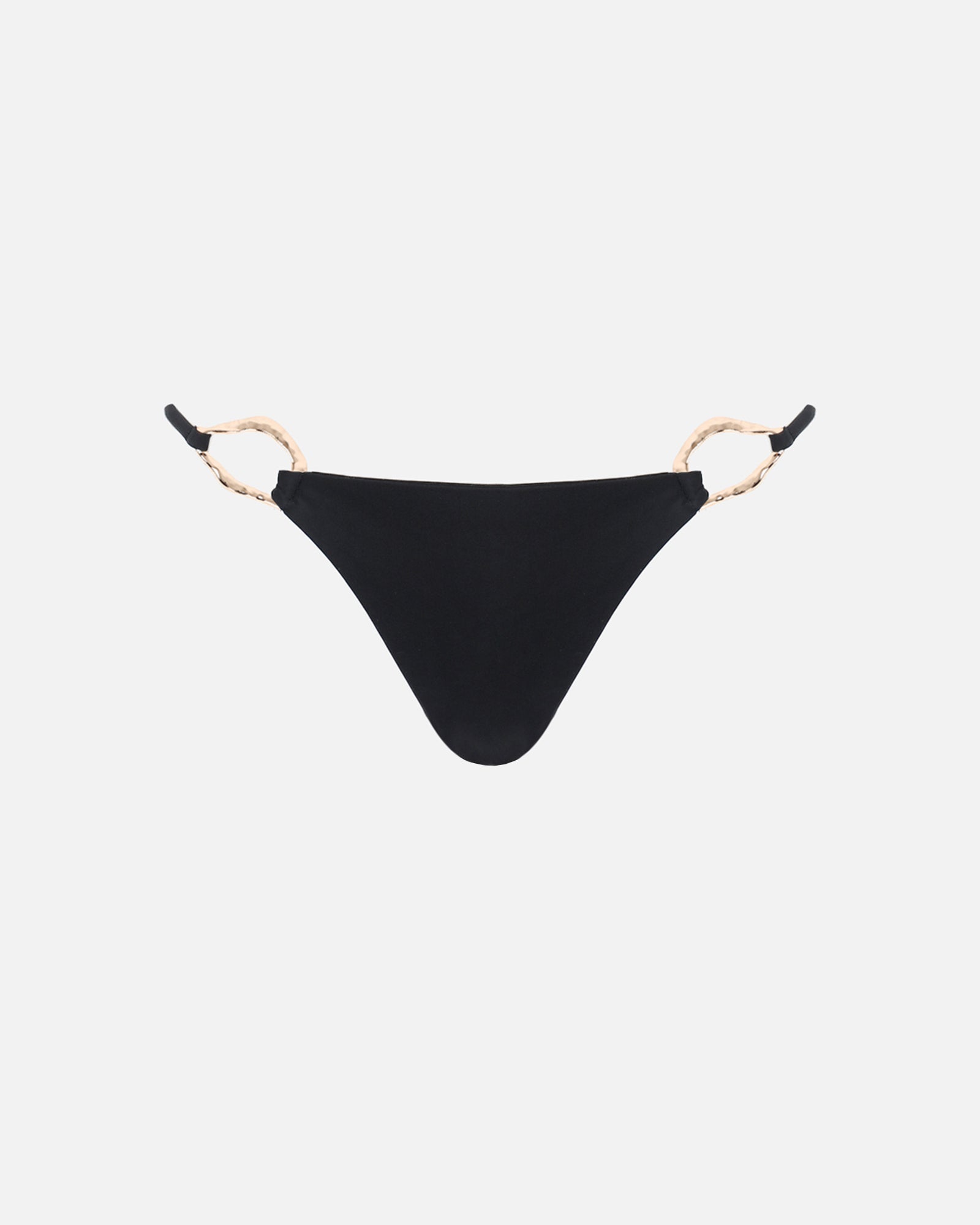Kali Gold Hardware Black Bikini Bottoms | SIMMI London