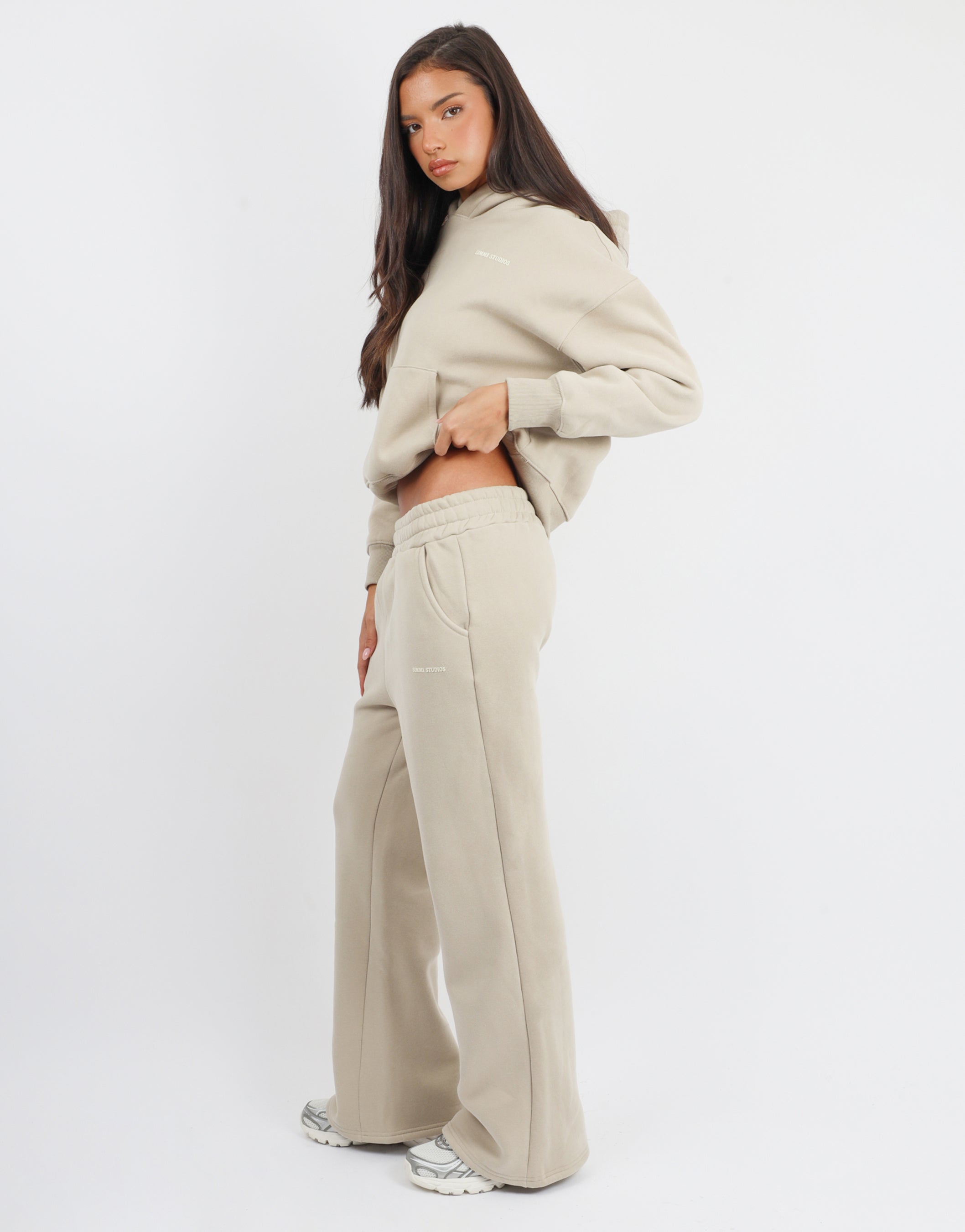 Maeve Essentials Hoodie in Cashew | SIMMI London