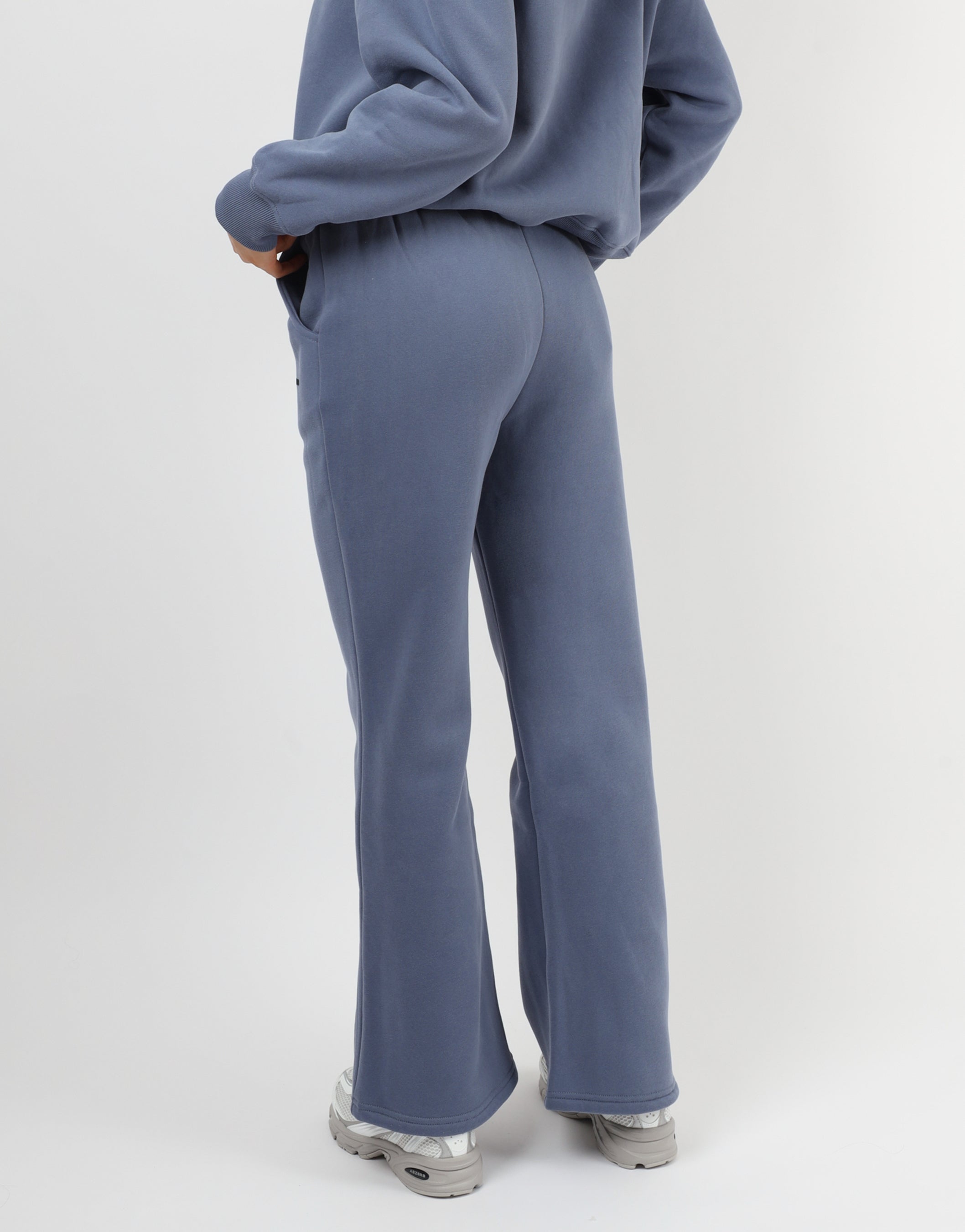 Maddie Simmi Studios Essentials Flared Joggers in Baby Blue | SIMMI London