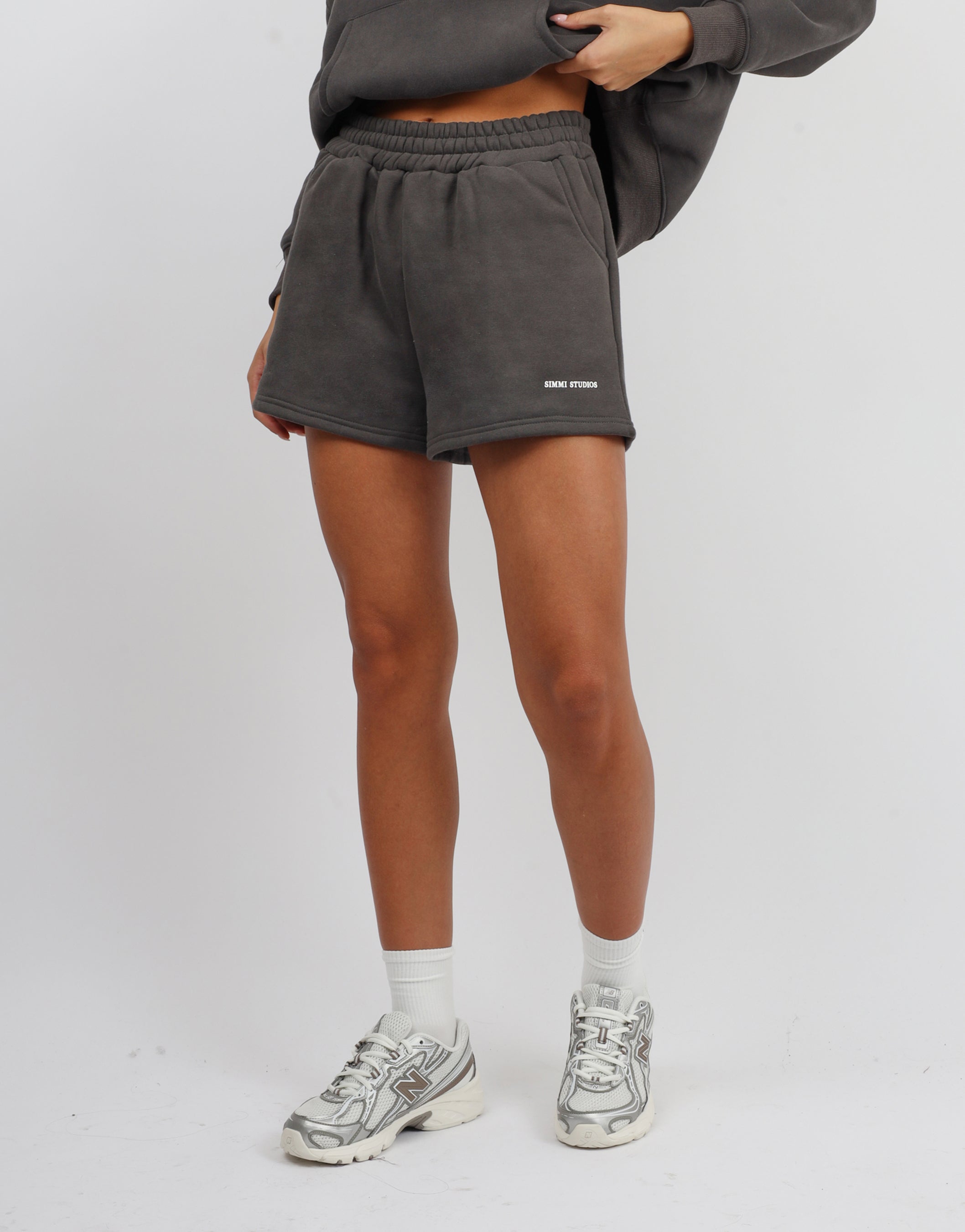 Winslow Essentials Shorts in Slate | SIMMI London