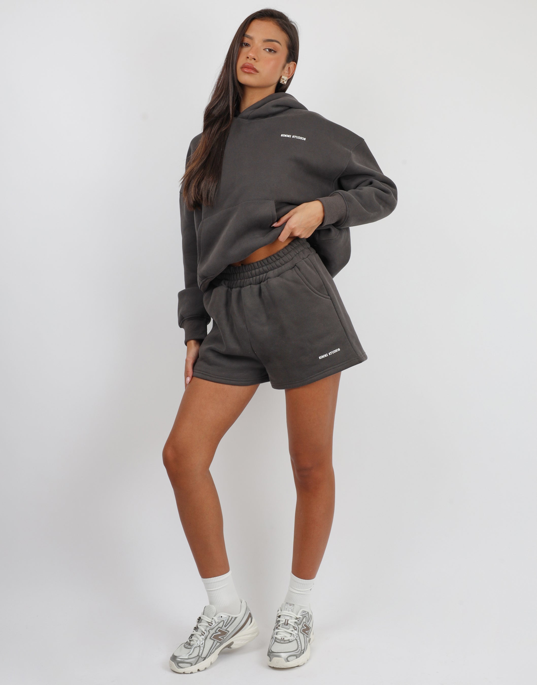 Winslow Essentials Shorts in Slate | SIMMI London