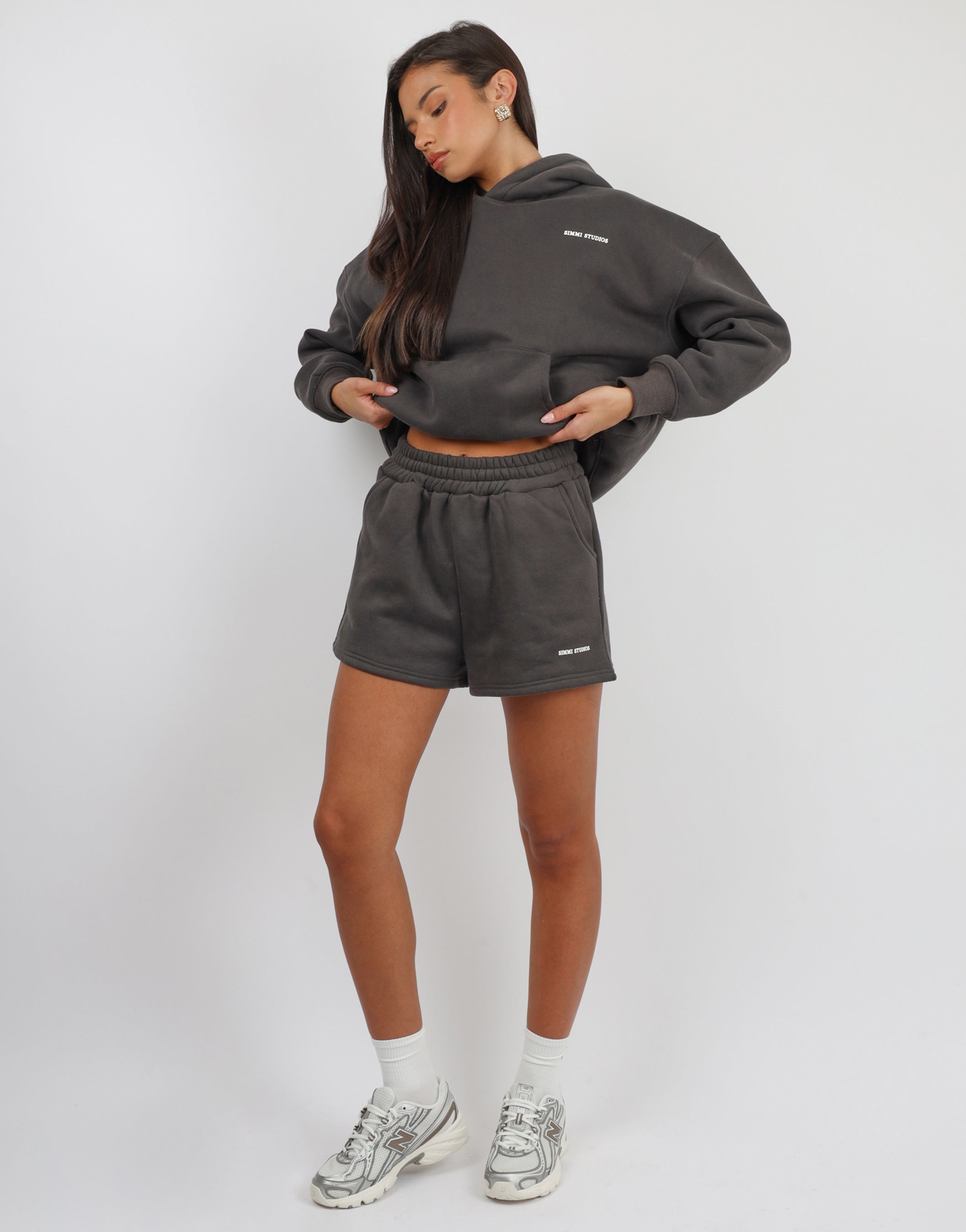 Winslow Essentials Shorts in Slate | SIMMI London