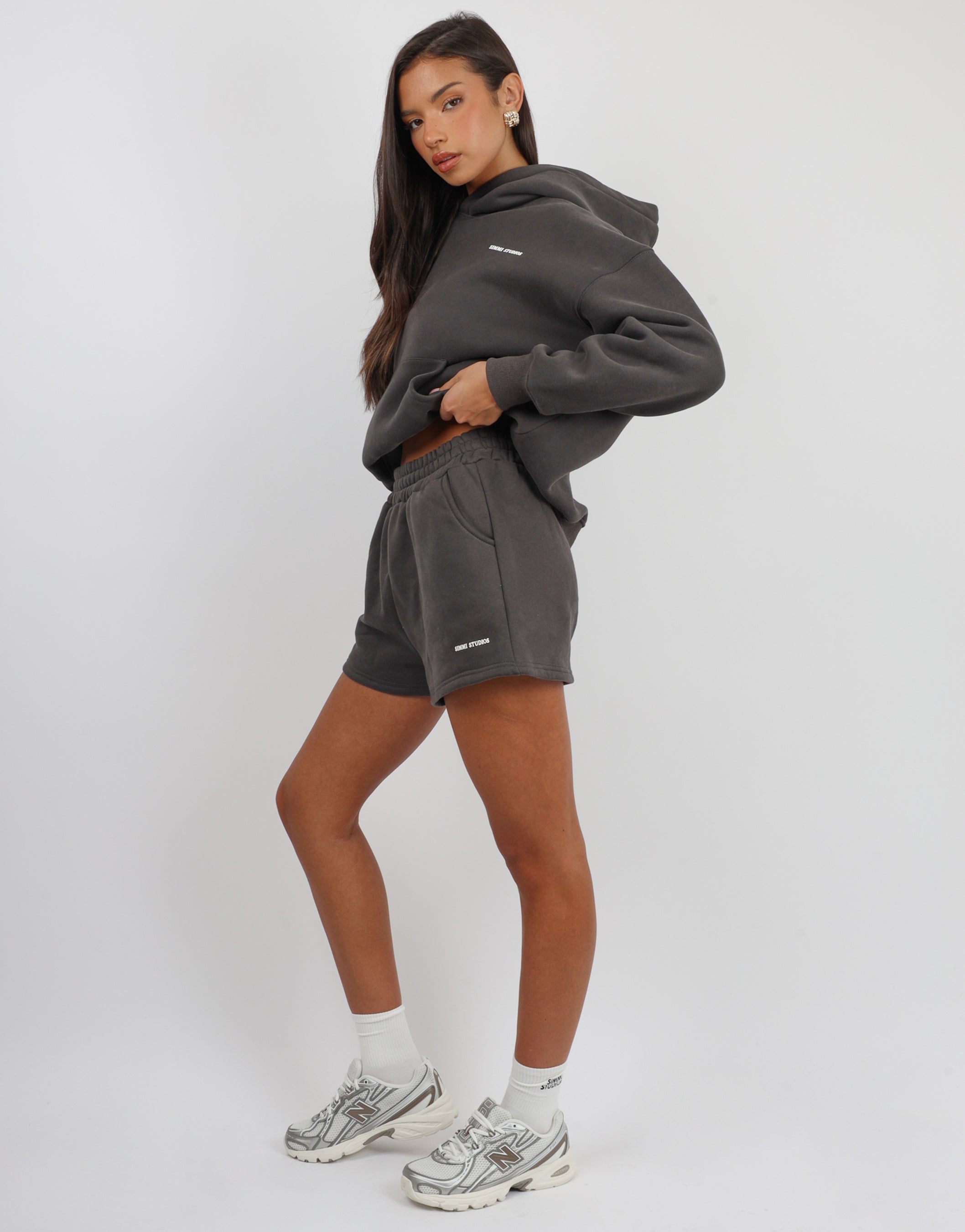 Winslow Essentials Shorts in Slate | SIMMI London