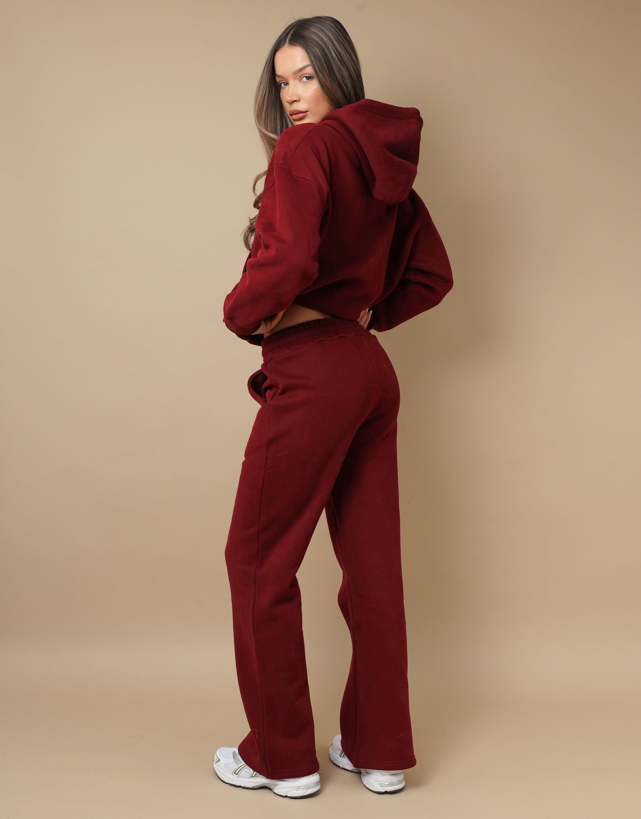 Ava Simmi Studios Hoodie in Burgundy | SIMMI London