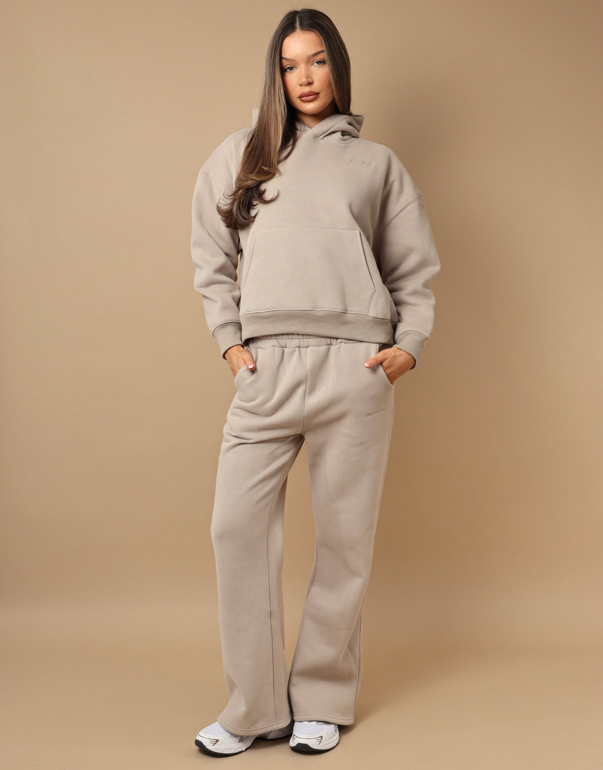 Ava Simmi Studios Hoodie in Stone | SIMMI London