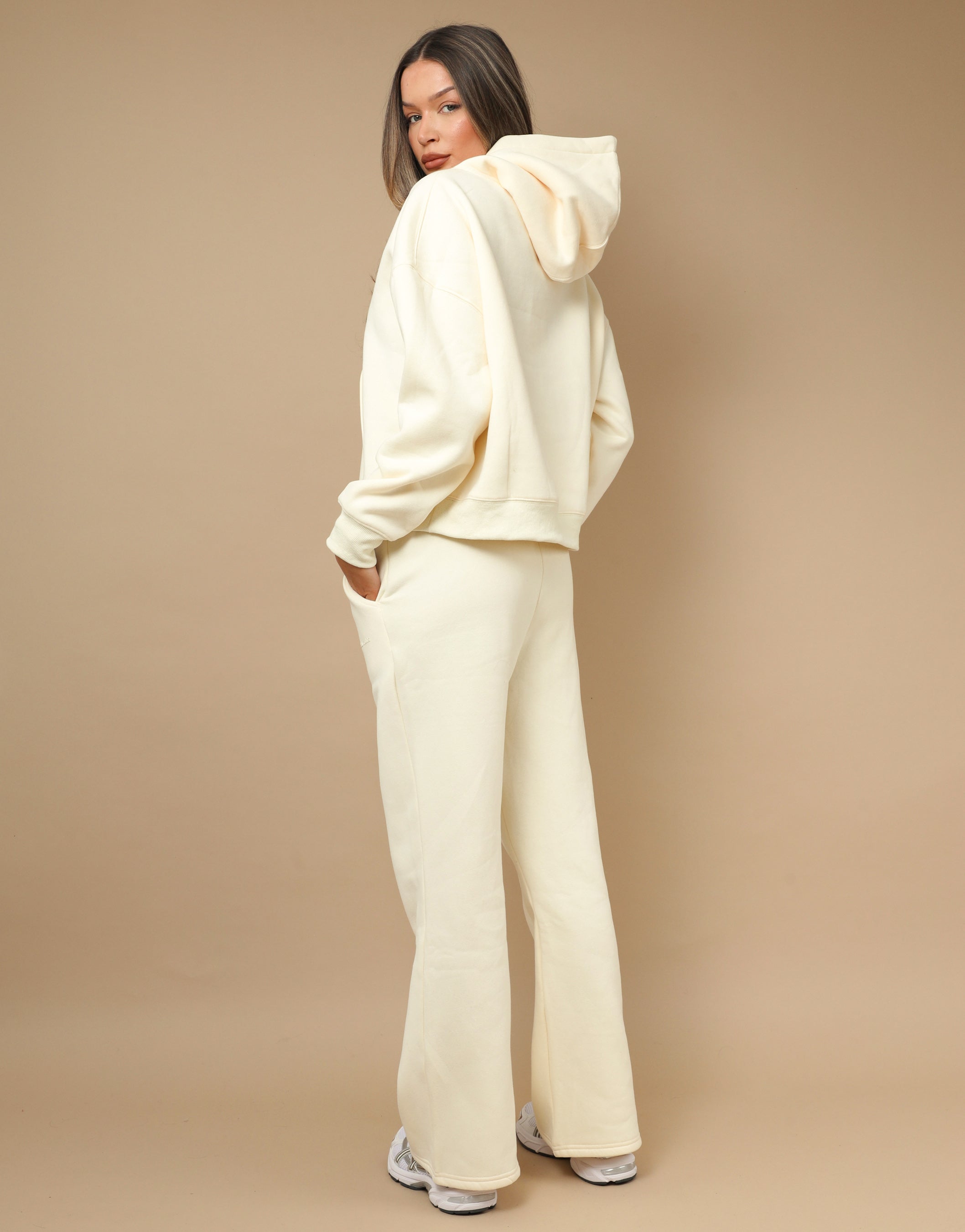 Maeve Simmi Studios Hoodie in Cream | SIMMI London