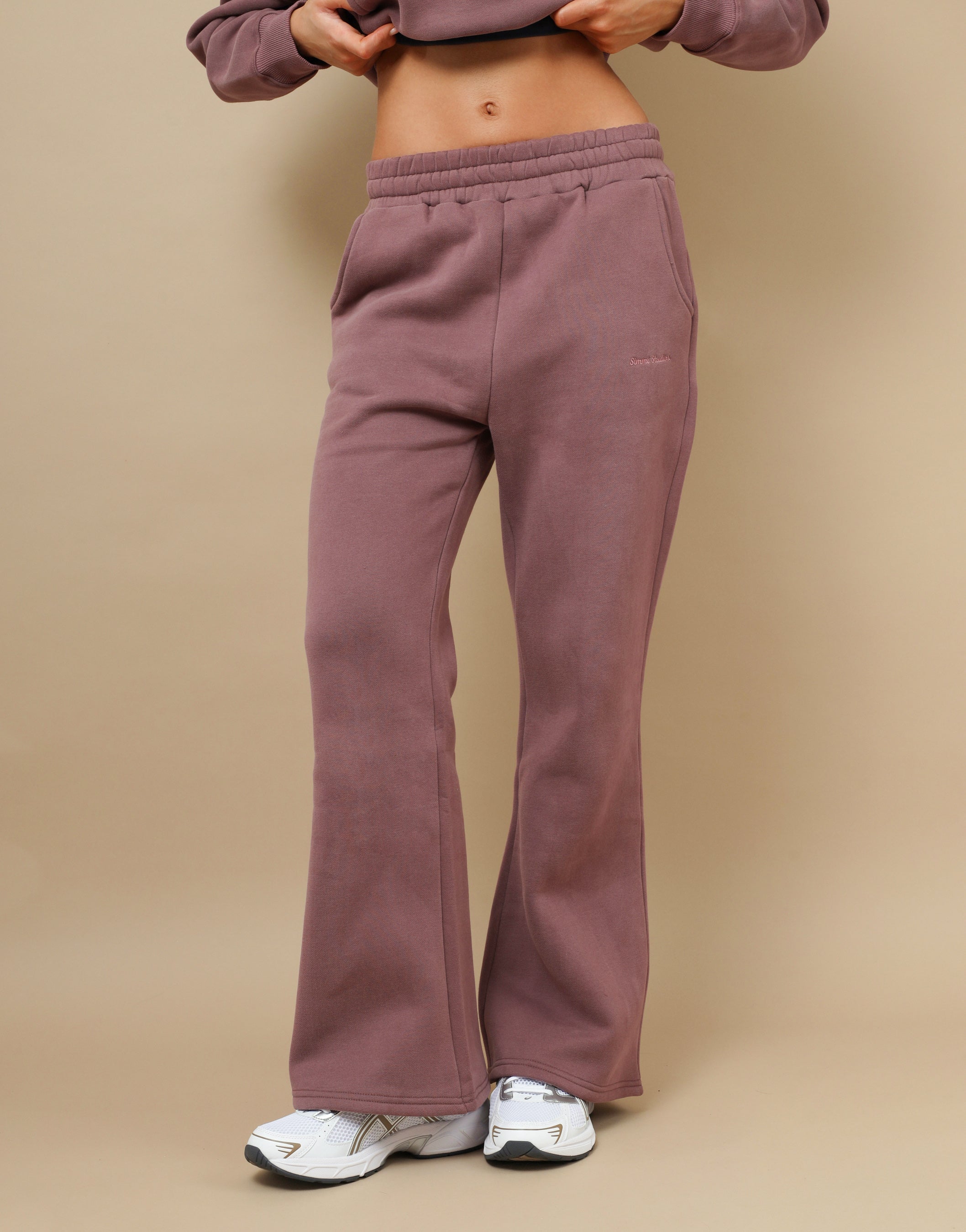 Maia simmi studios joggers in mauve | SIMMI London