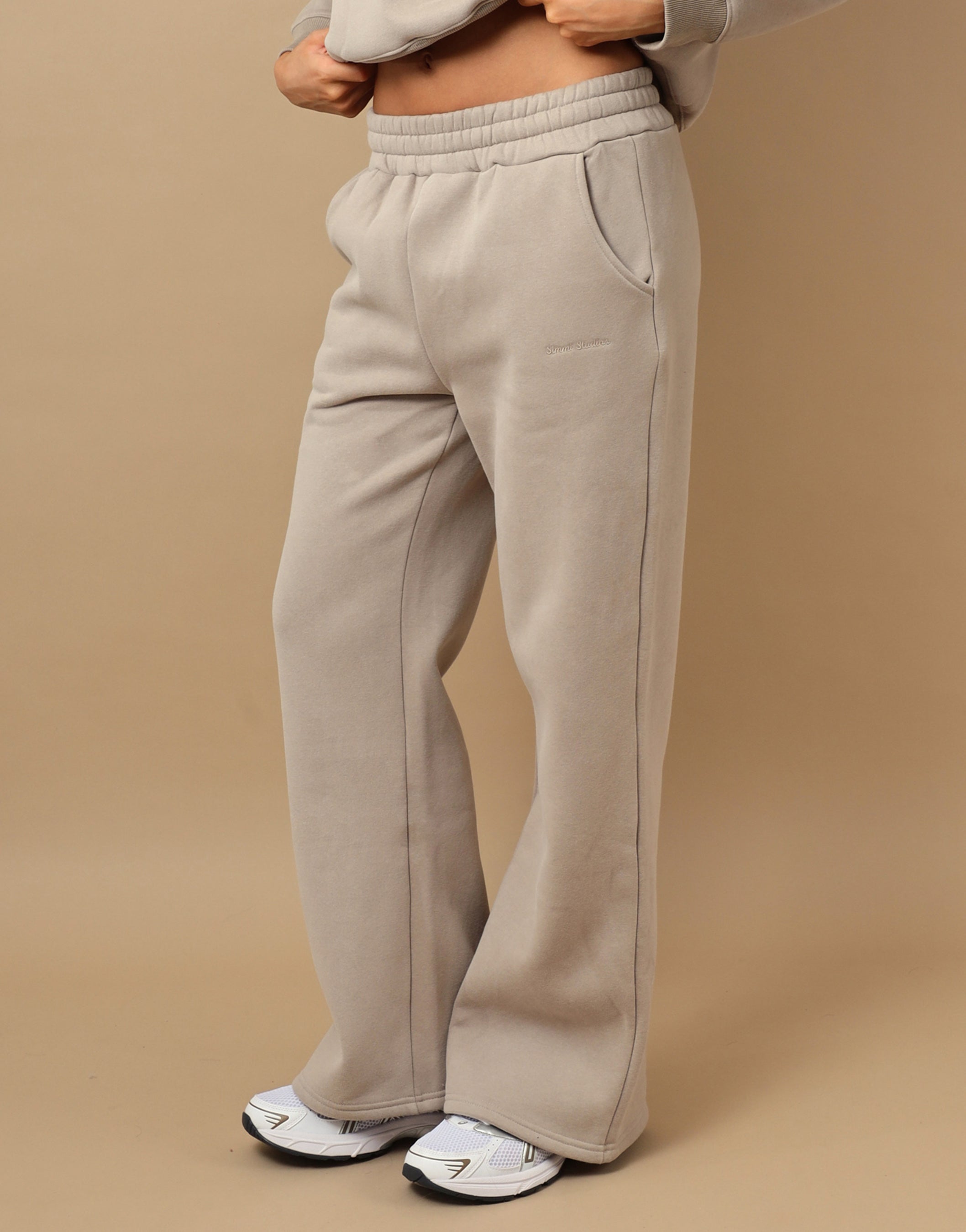 Maia Simmi Studios Essentials Joggers In Stone | SIMMI London