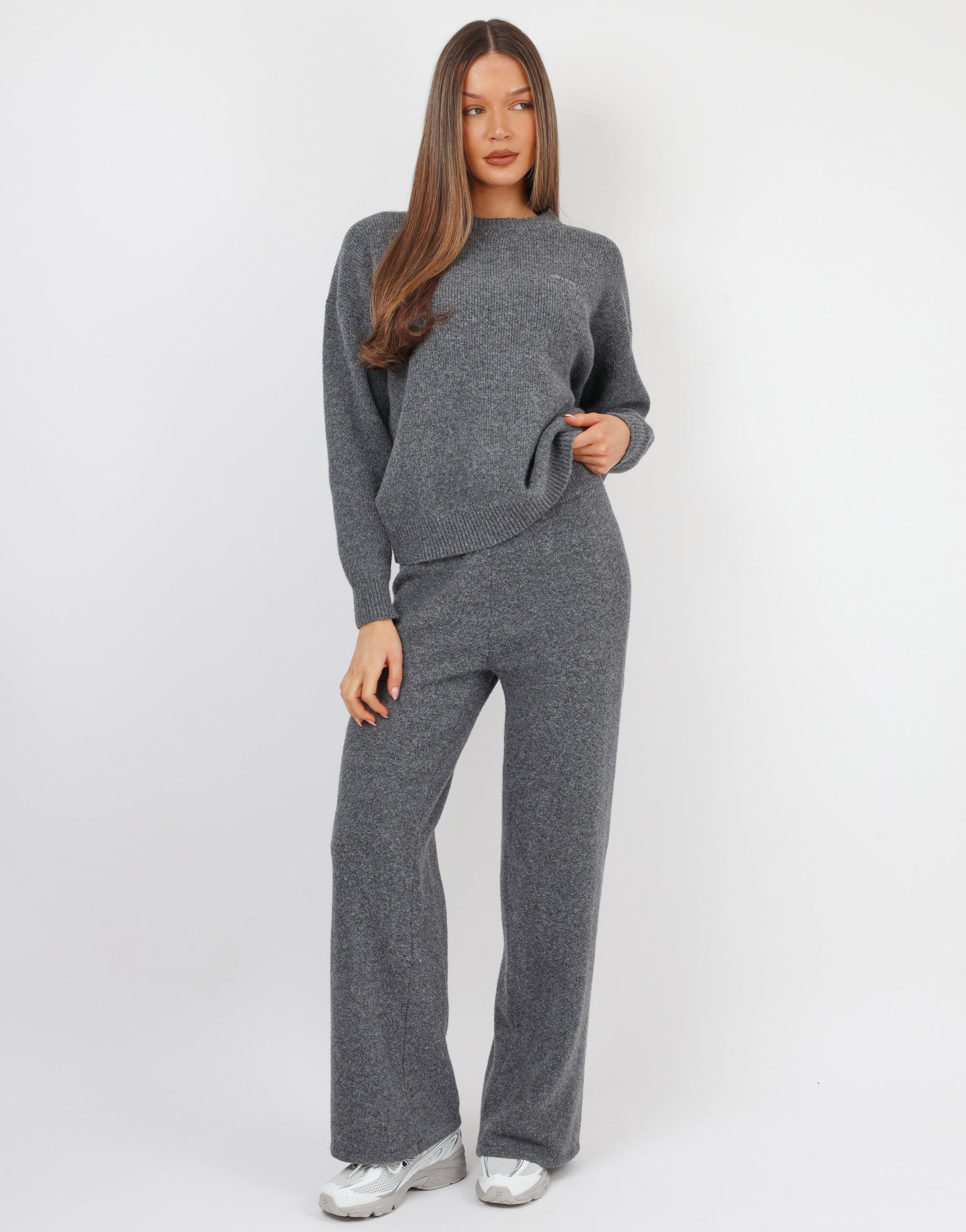Simmi Studios Crew Neck In Dark Grey | SIMMI London