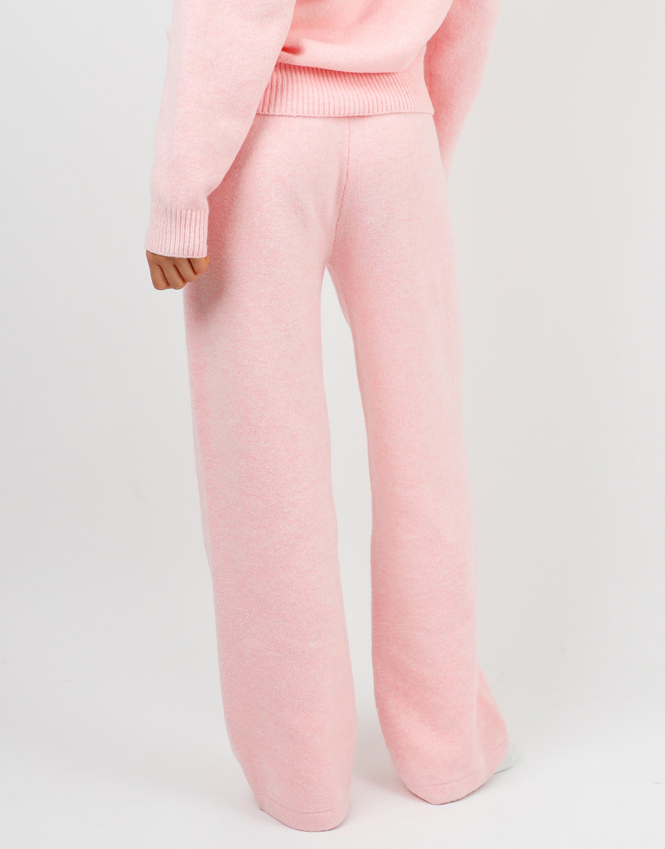 Romy Simmi Studios Chunky Knit Trousers In Pink | SIMMI London