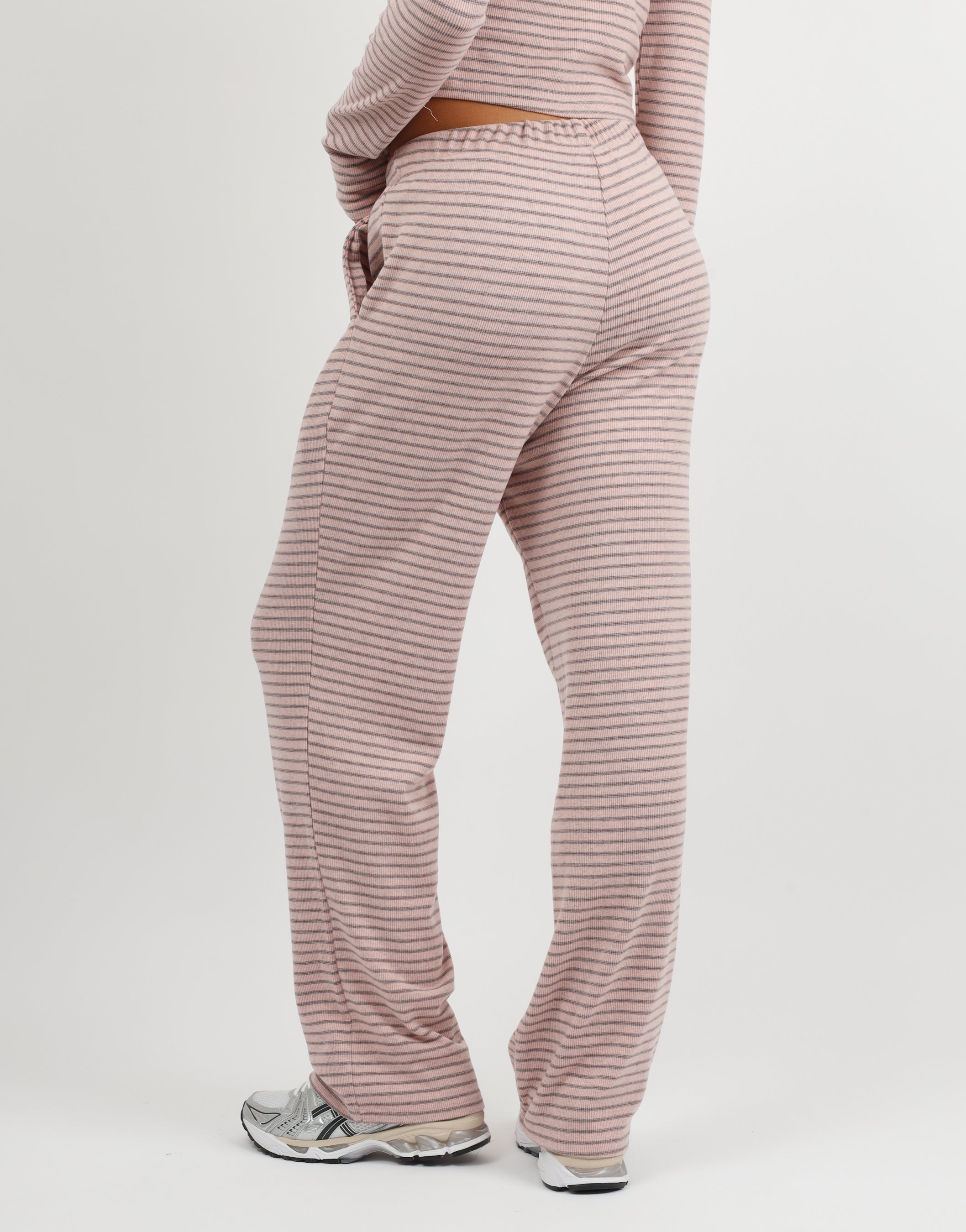 Mila Simmi Studios Soft Stripe Trouser In Pink | SIMMI London