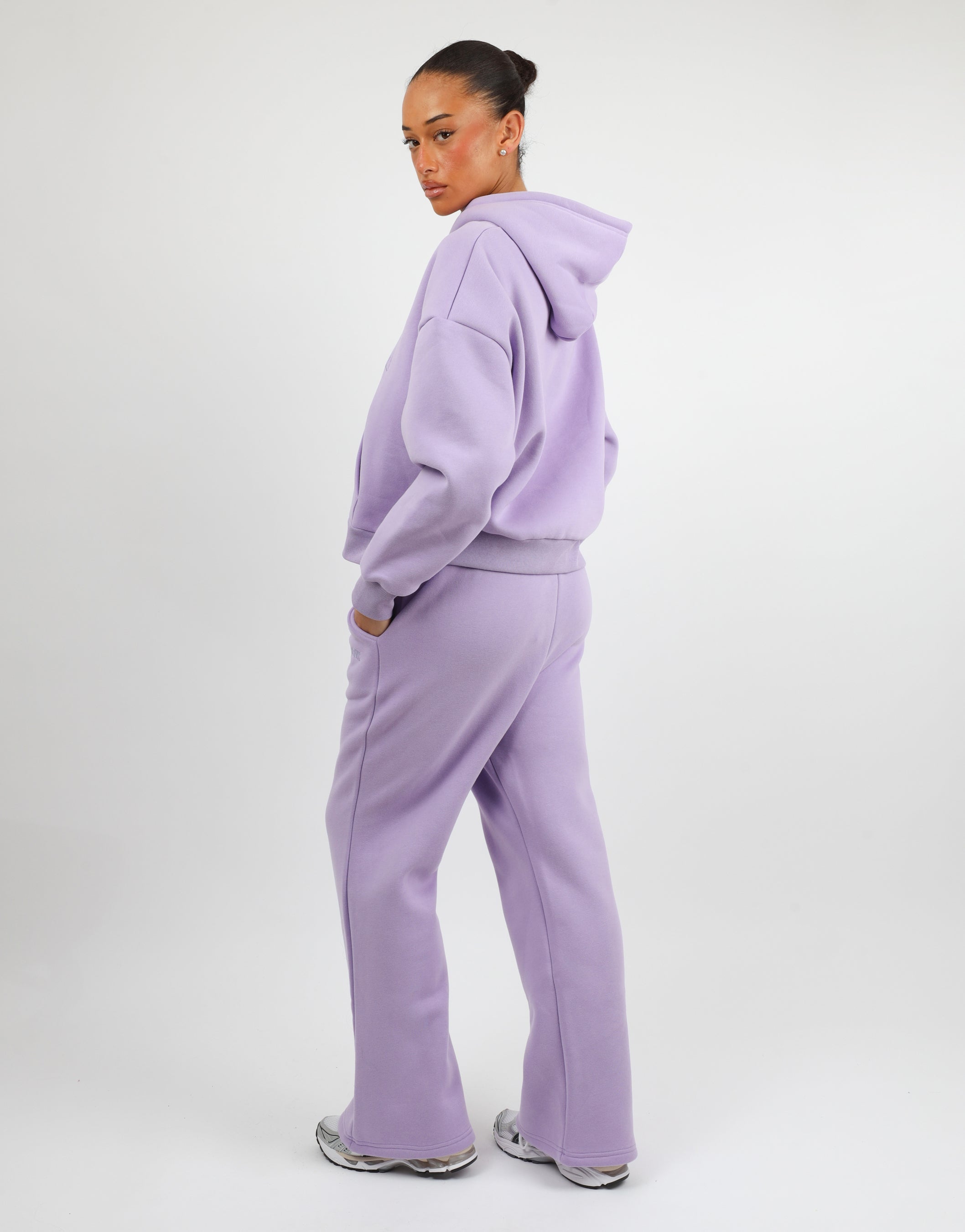 Mykonos Simmi Studios SL Sport Oversized Hoodie In Lilac | SIMMI London