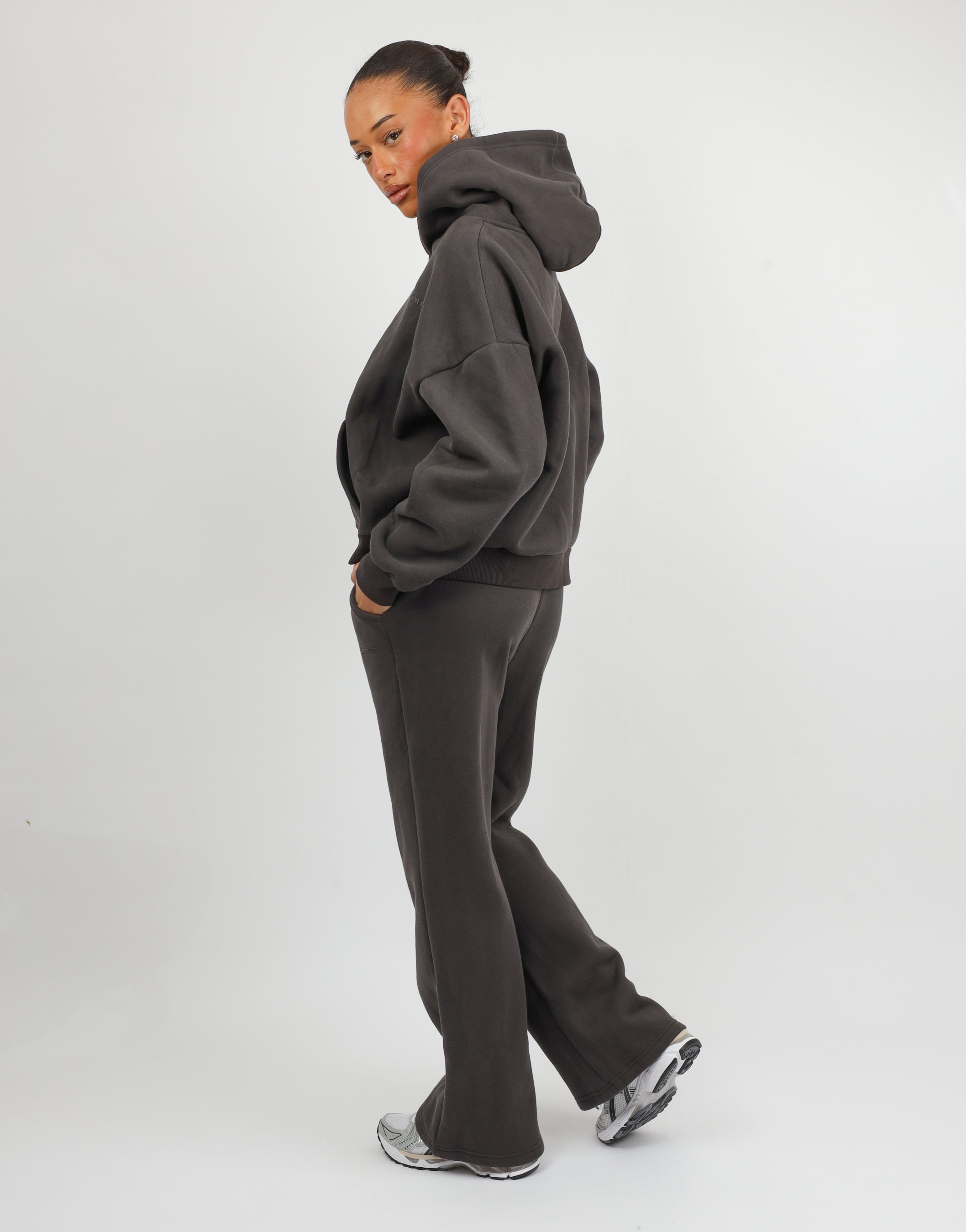 Maisy Simmi Studios Essentials Hoodie in Dark Grey | SIMMI London