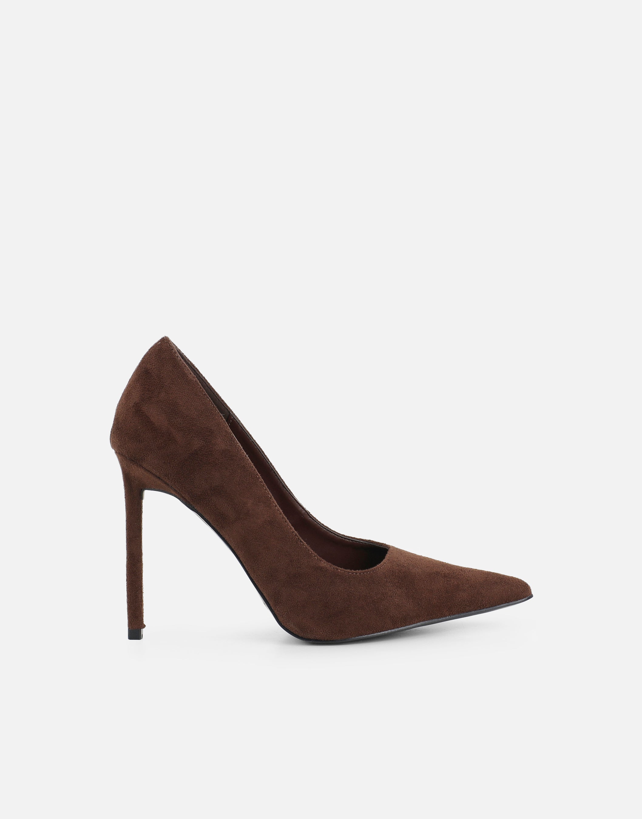 Sid Brown Suede Court Shoes | SIMMI London